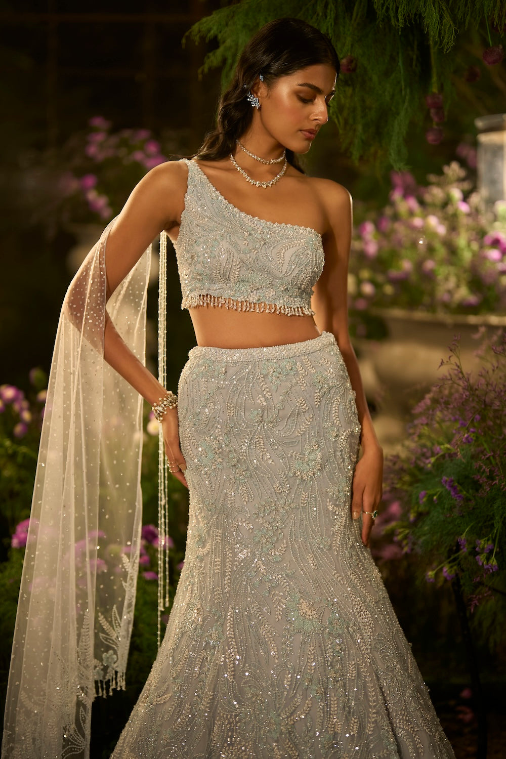 Periwinkle Blue Skirt Set