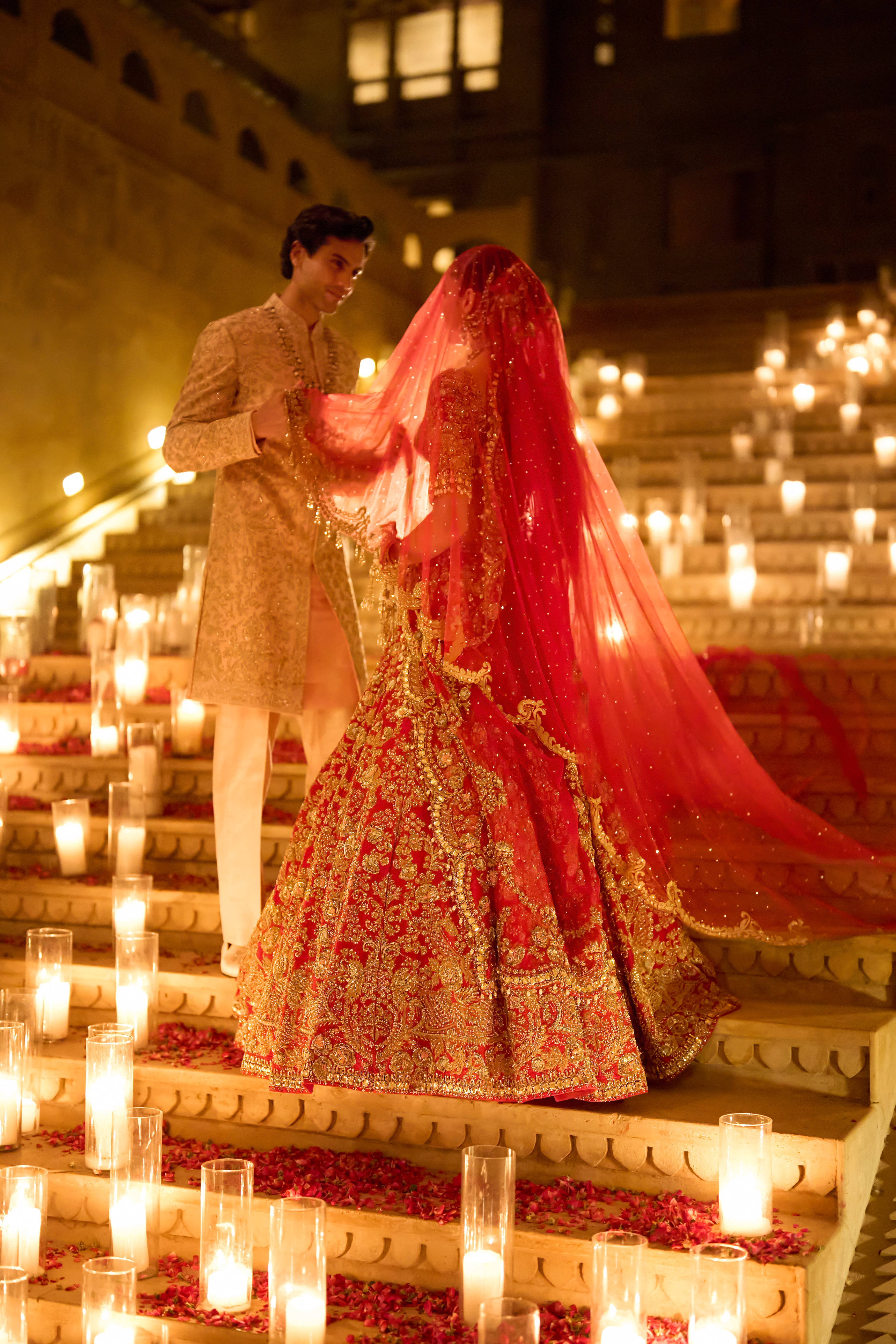 Pink Zardosi Sherwani Set