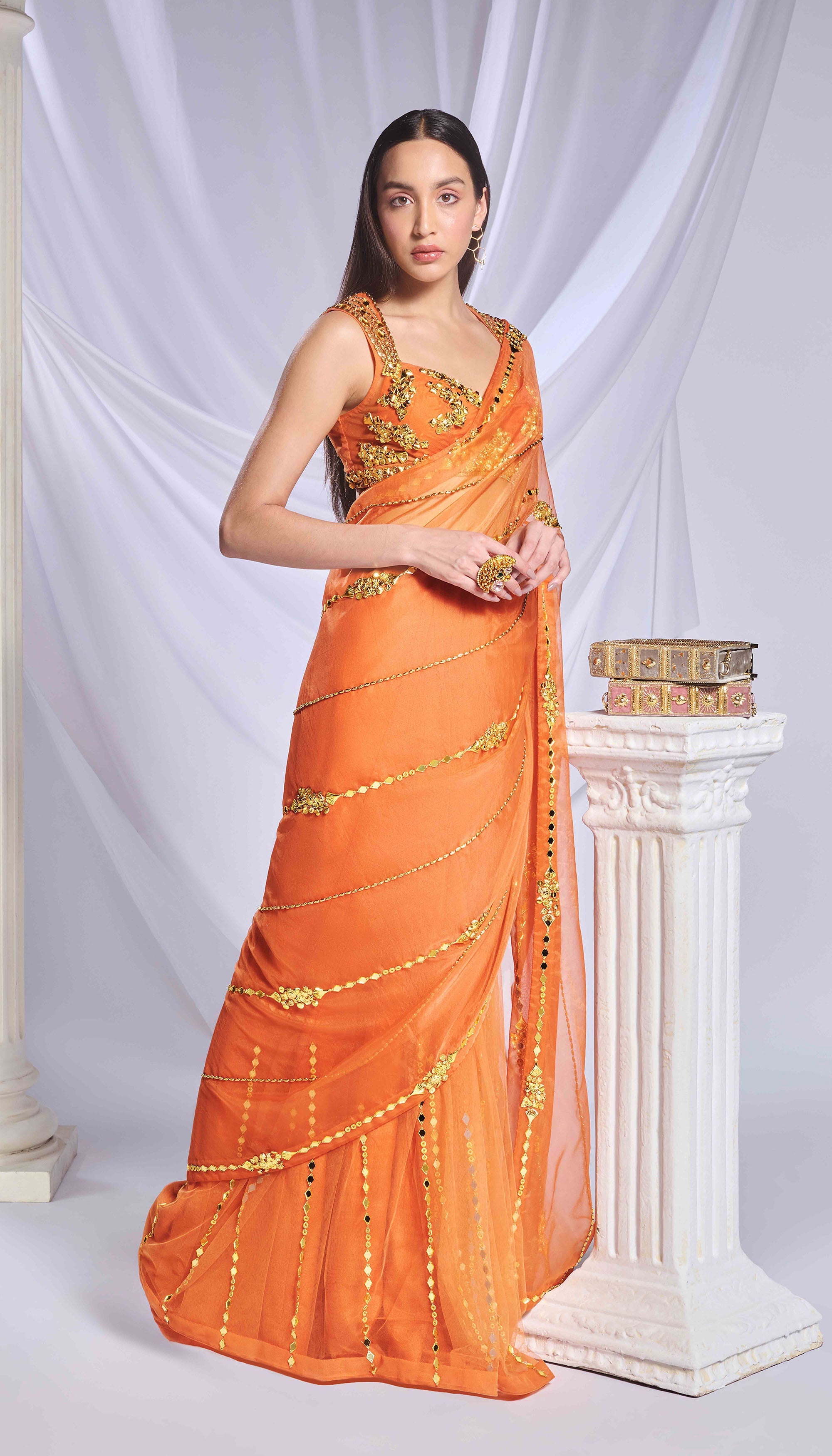 Sundown Soiree Saree Set