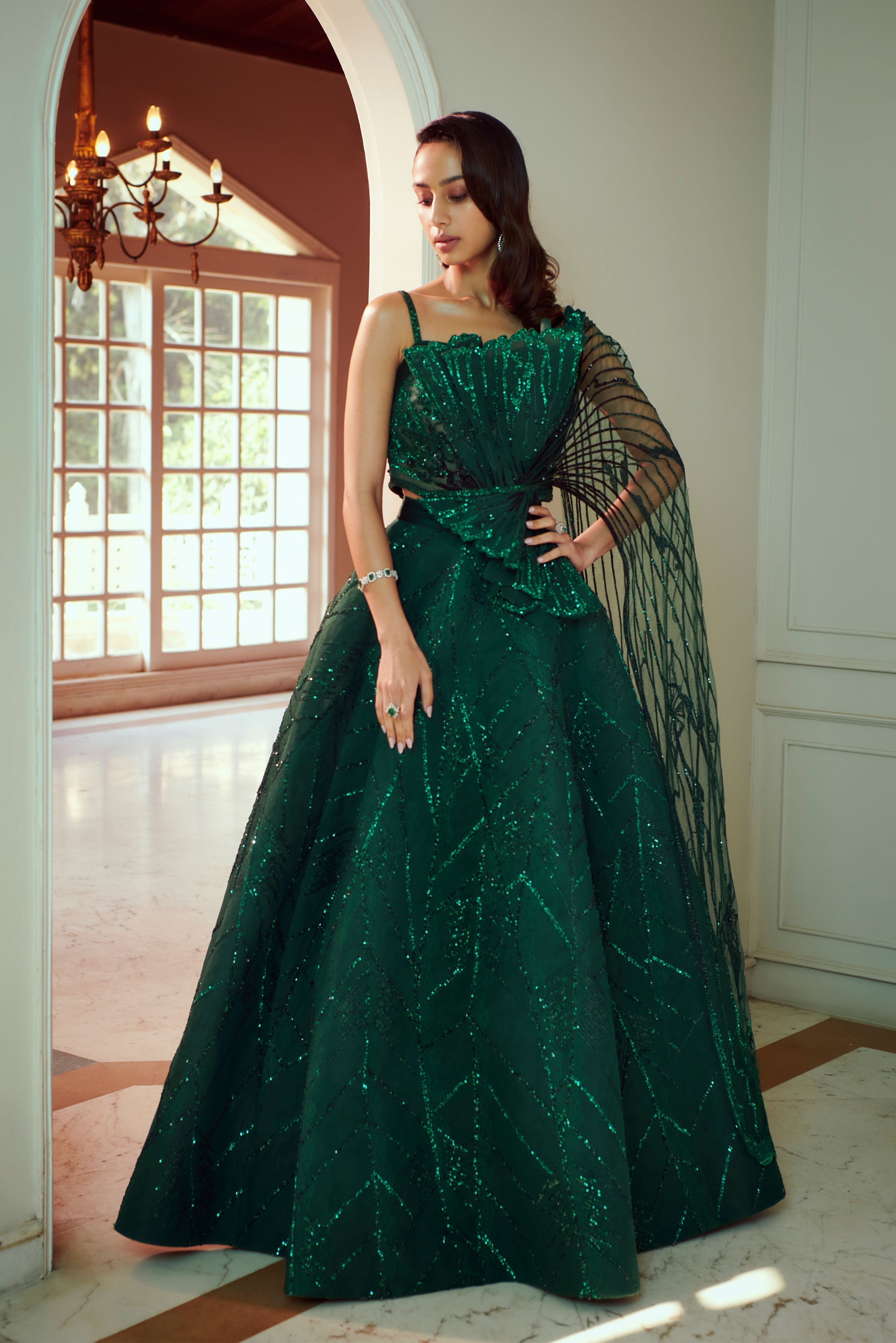 Glazed Wings Top & Skirt