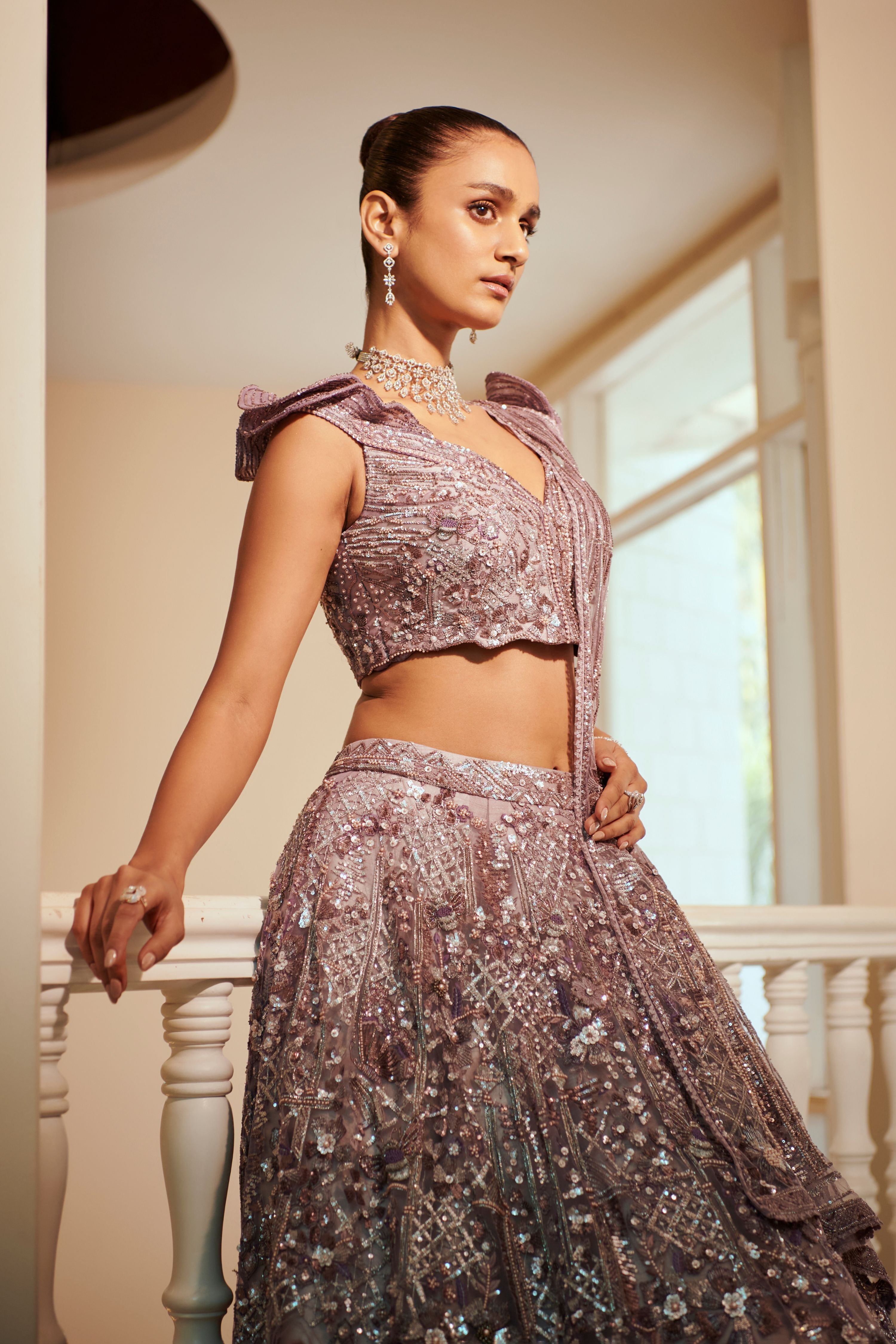 Stardust Glittered Lehenga