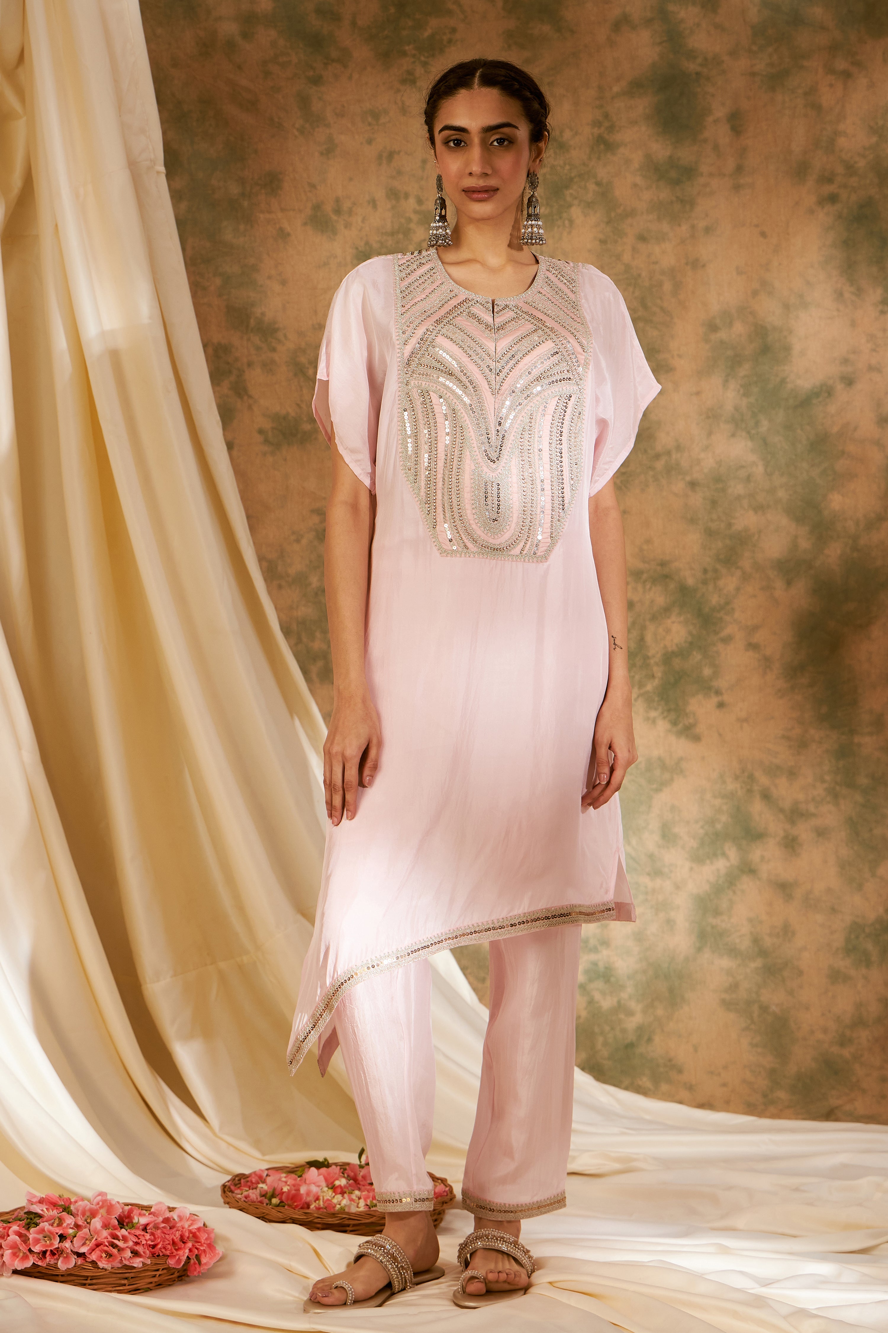 Dori Kaftan With Straight Pants