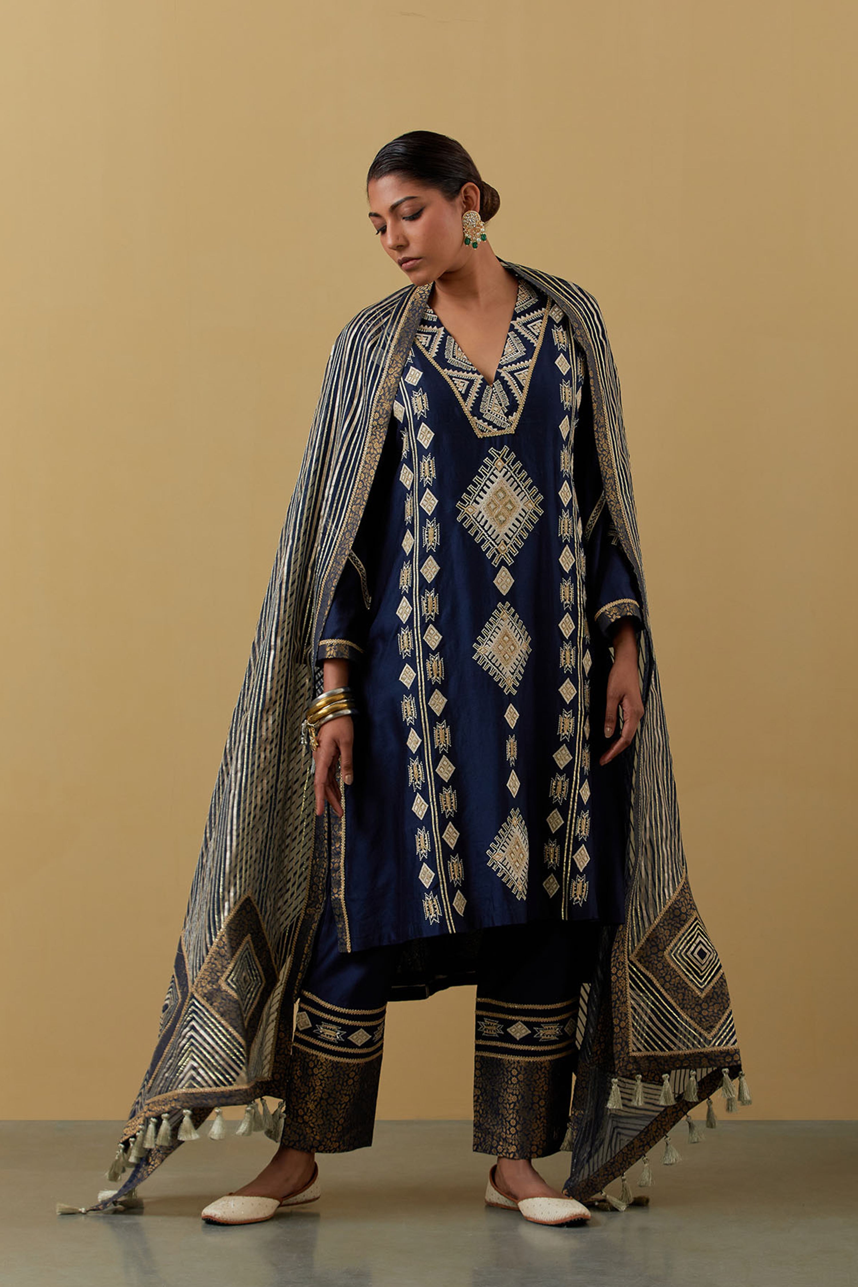 Ainaa A-Line Kurta With Pants