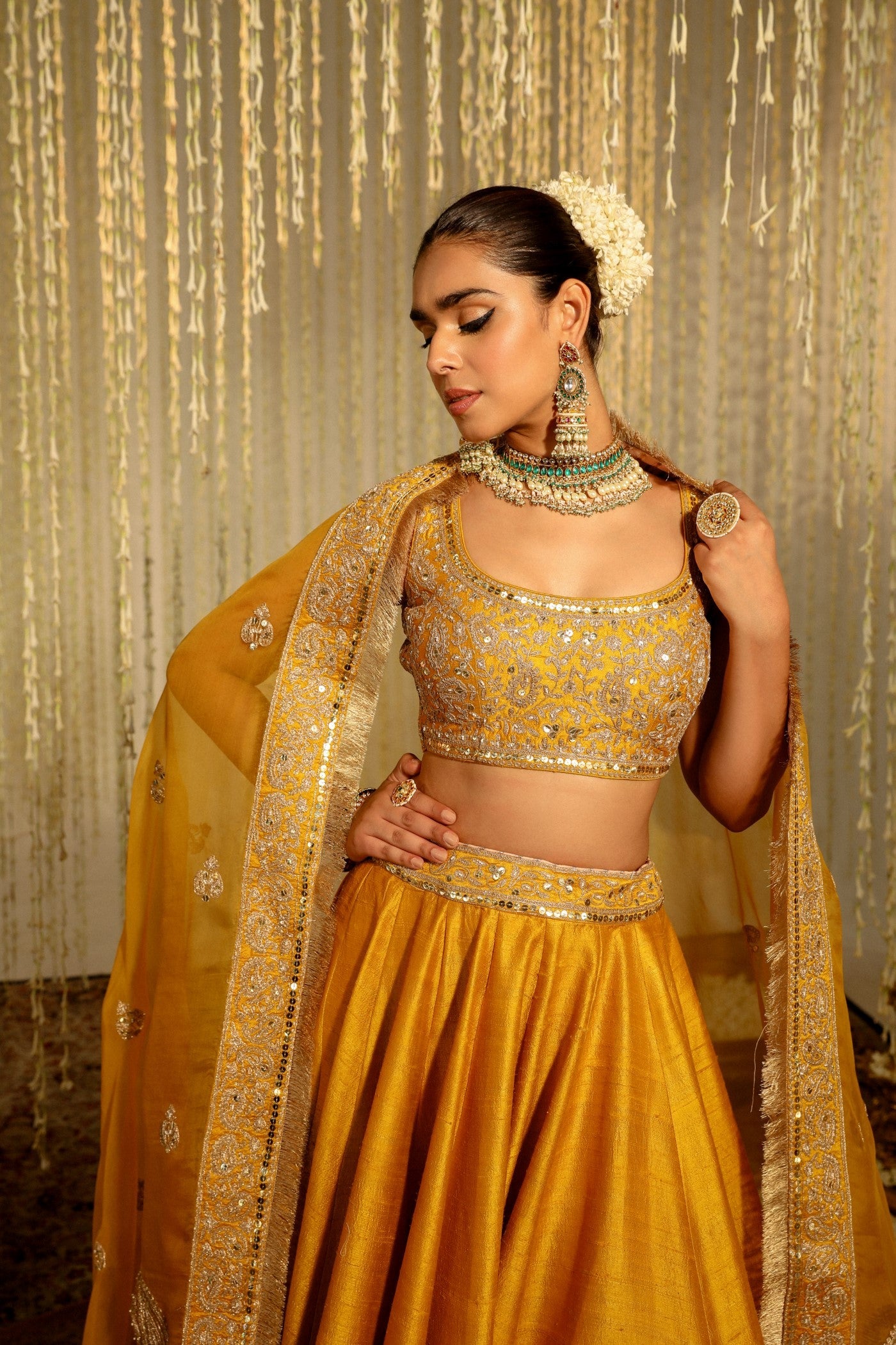 Rashmika Mandanna In Amna - Glaze Mustard