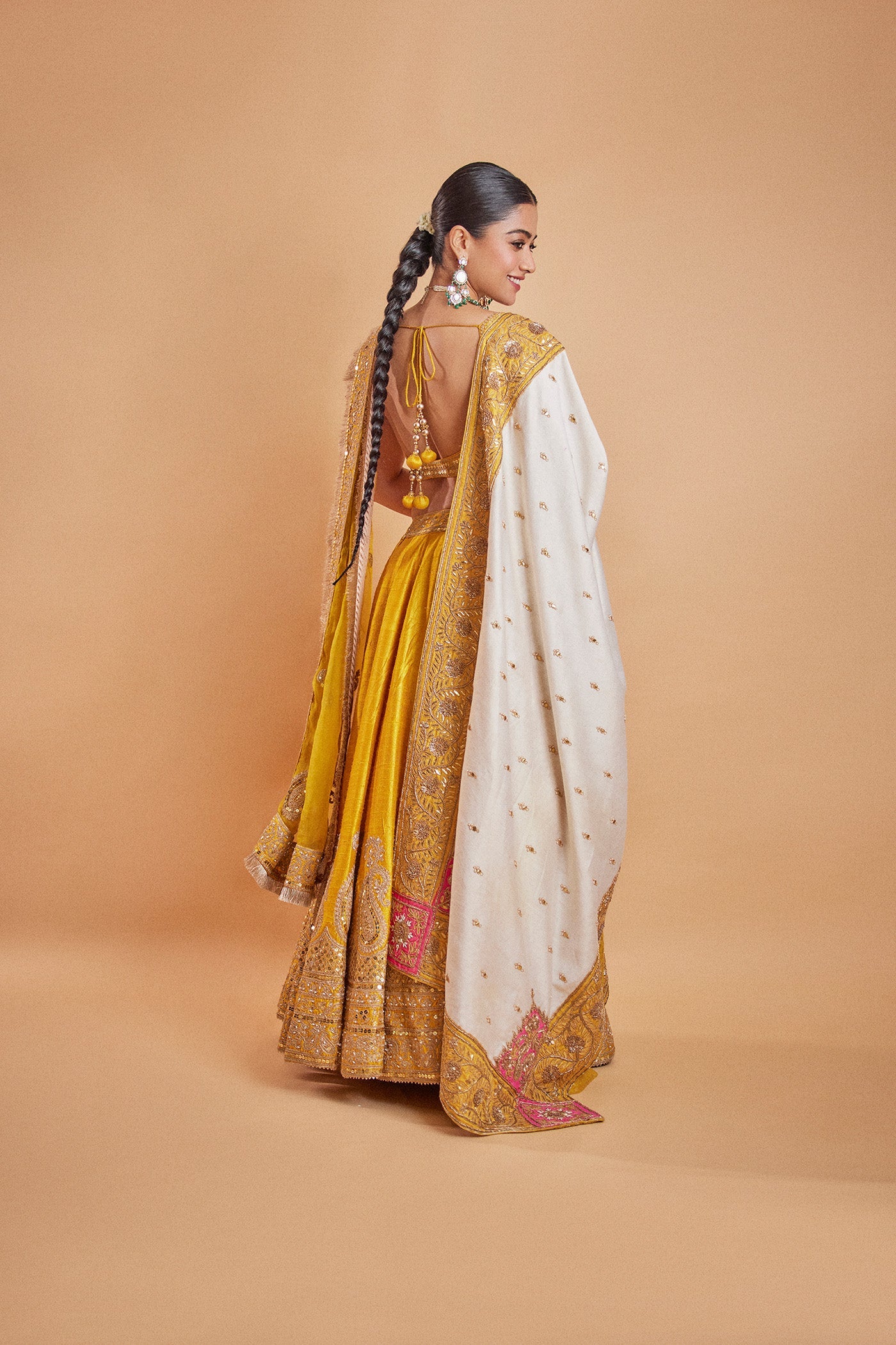 Rashmika Mandanna In Amna - Glaze Mustard