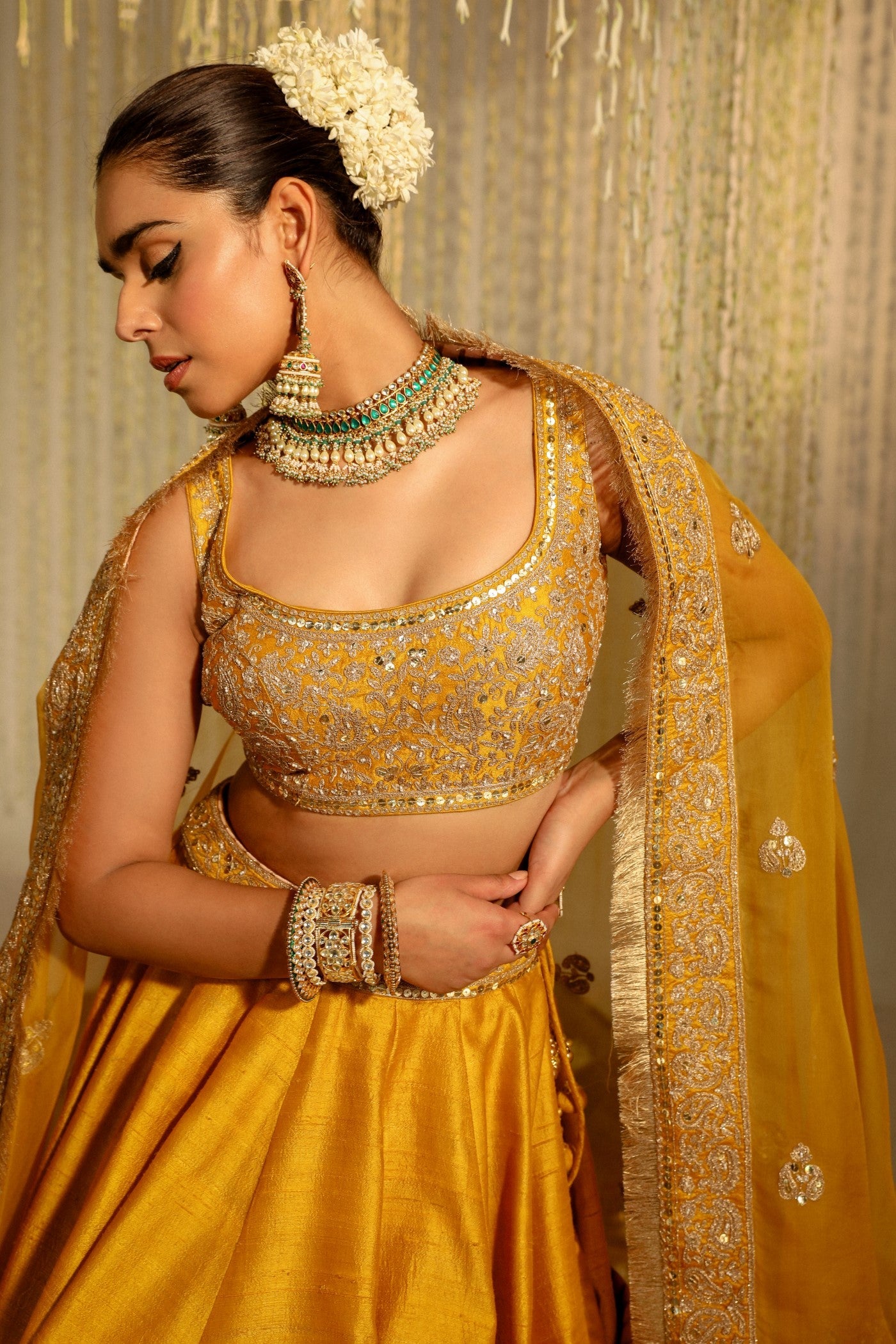 Tarini Bhatia In Amna - Glaze Mustard