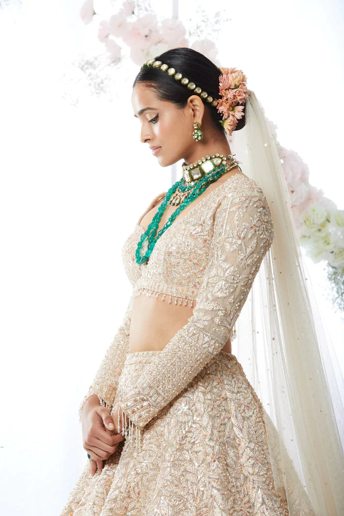 Rose Gold Trail Lehenga Set