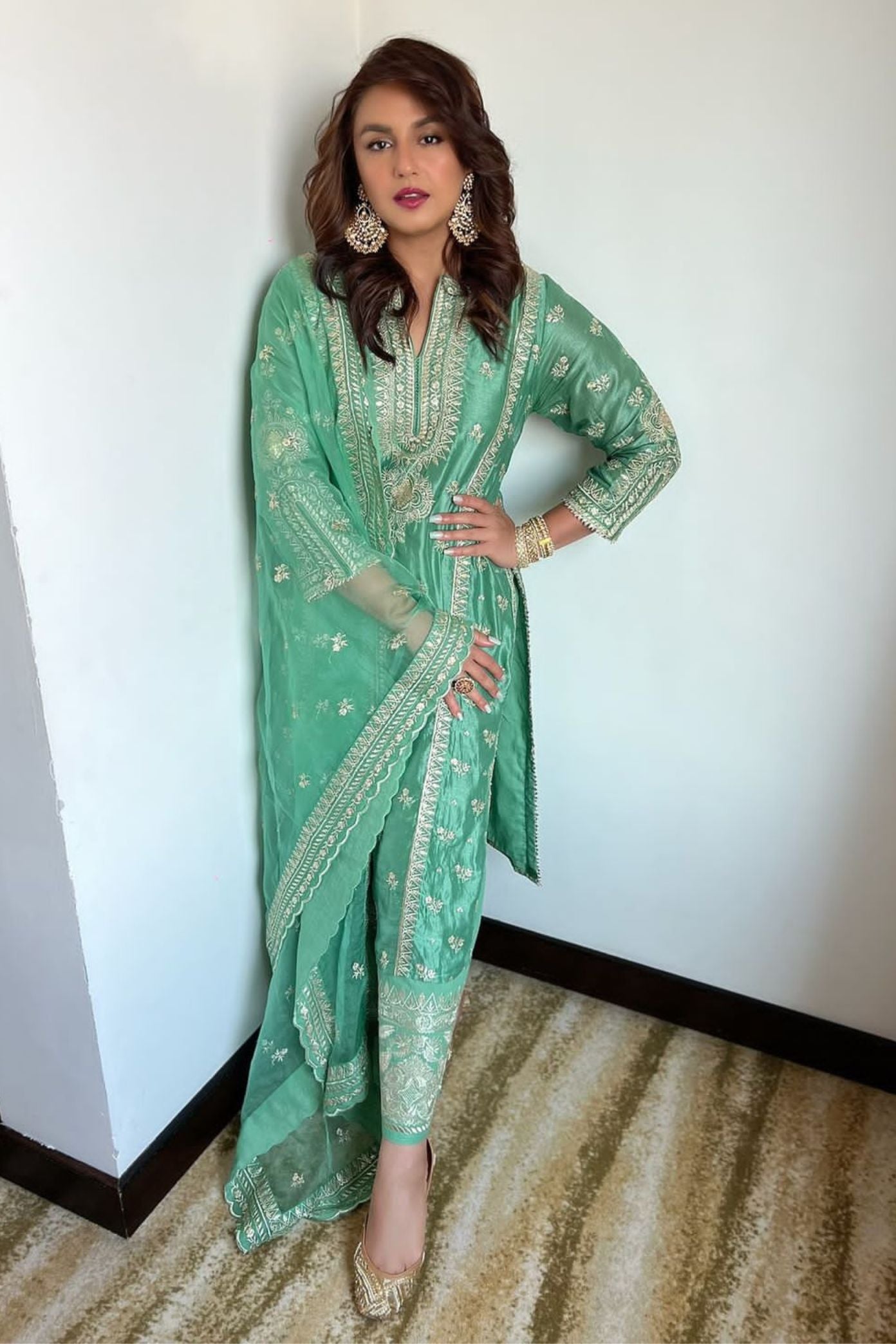 Huma Qureshi New Rati Palazzo Sett