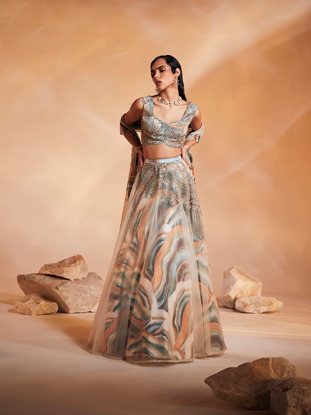 Ivy Lehenga Set