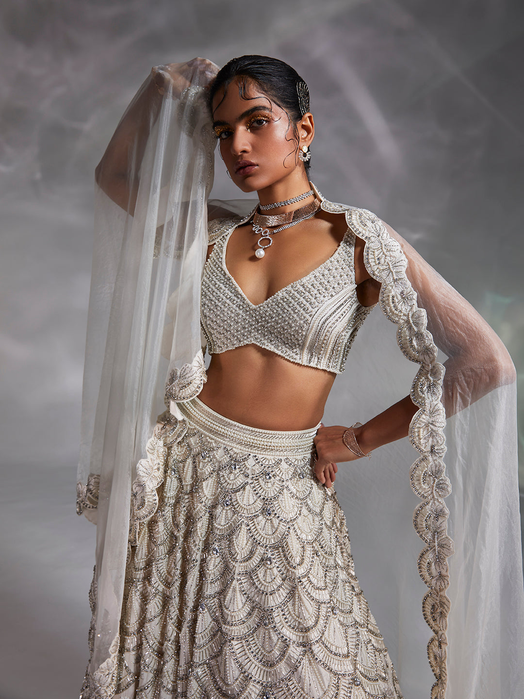 Dorian Lehenga Set