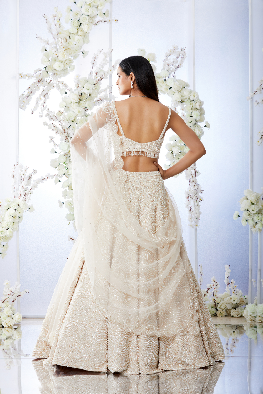 Ivory Pearl Lehenga Set