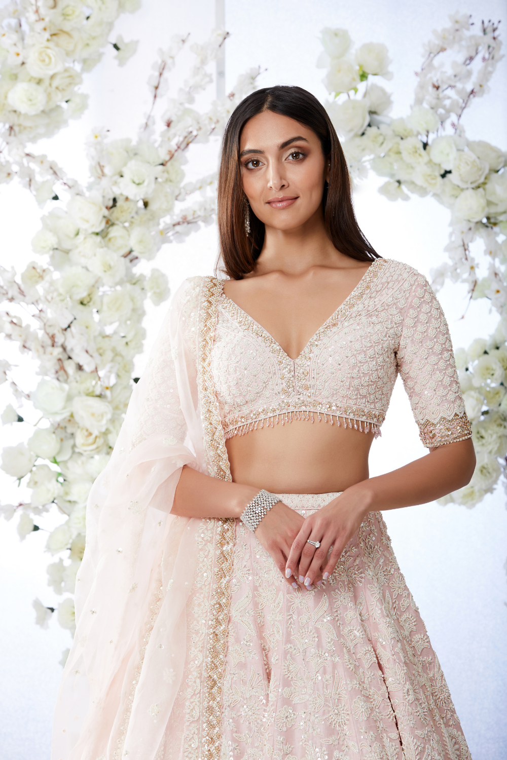 Blush Pearl Lehenga Set