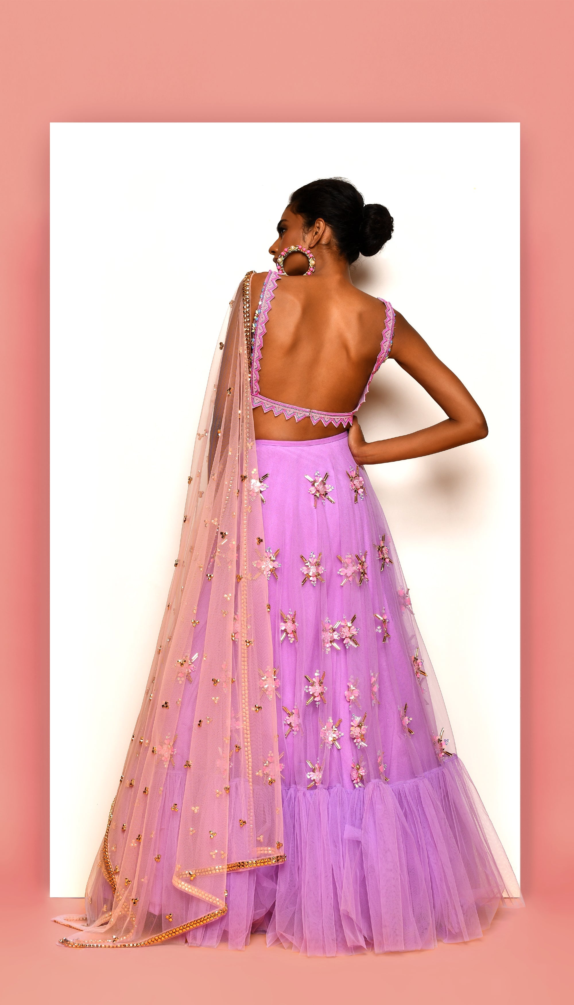 Viola - Lilac Embellished Full Lehenga Set