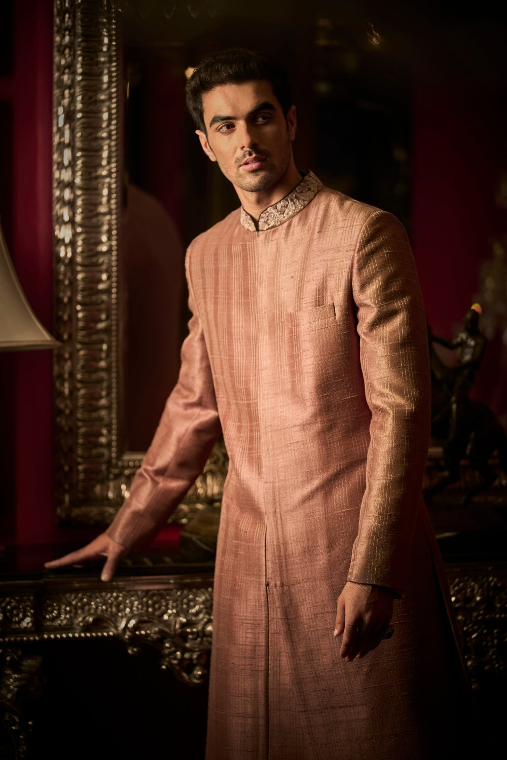 Coffee Sherwani Set