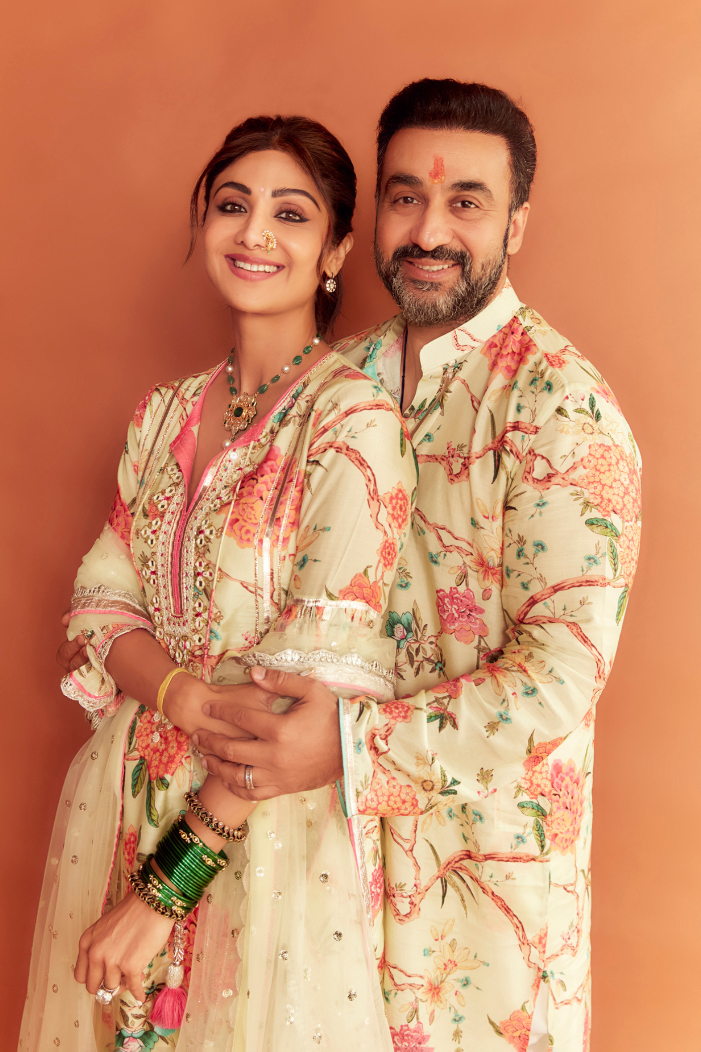 Shilpa Shetty In Sanah Long Kurta Sharara Set