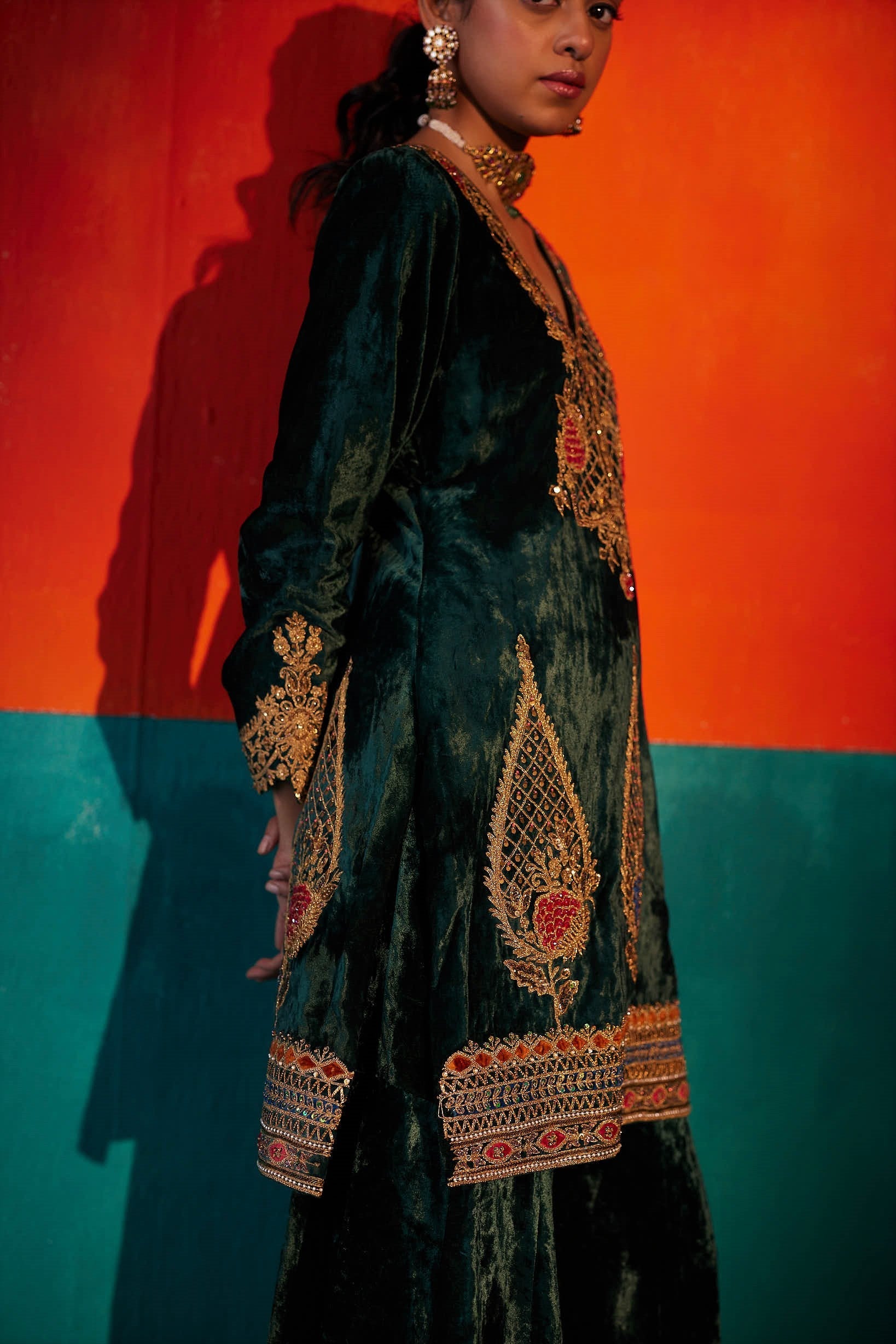 Castleton Green Kurta Set