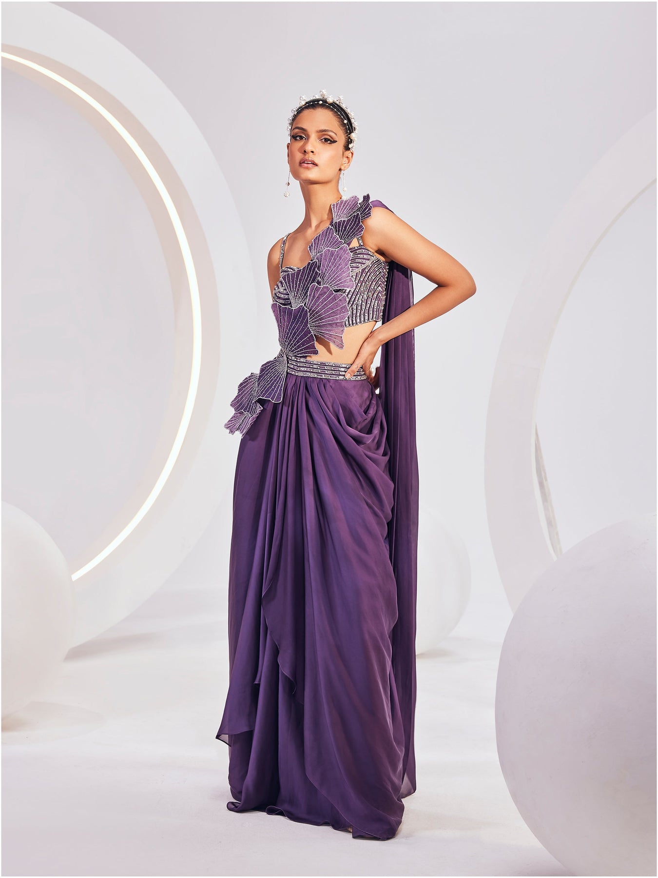 Ariel Saree Set – Roop's Couture