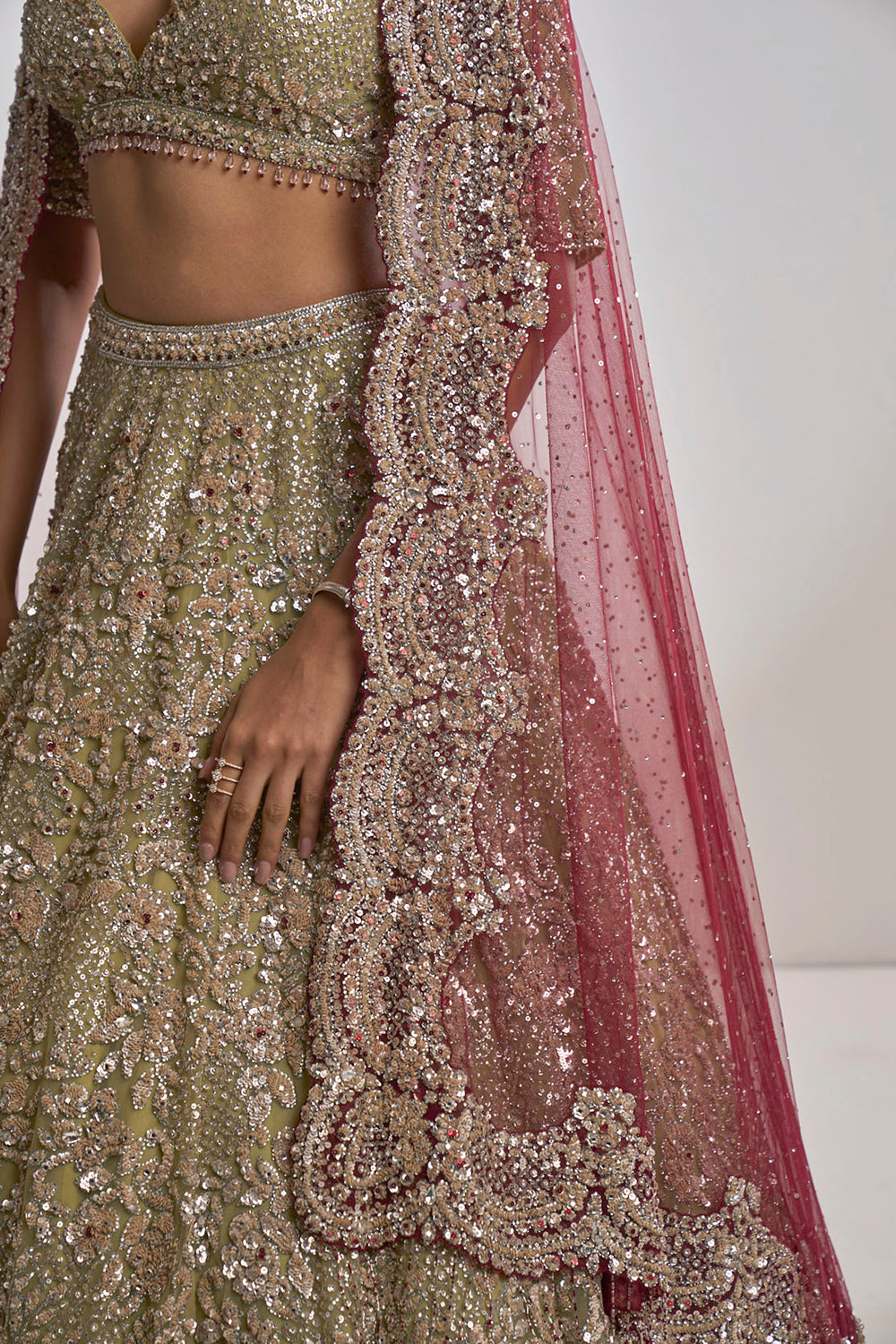 Sage Green Lehenga Set