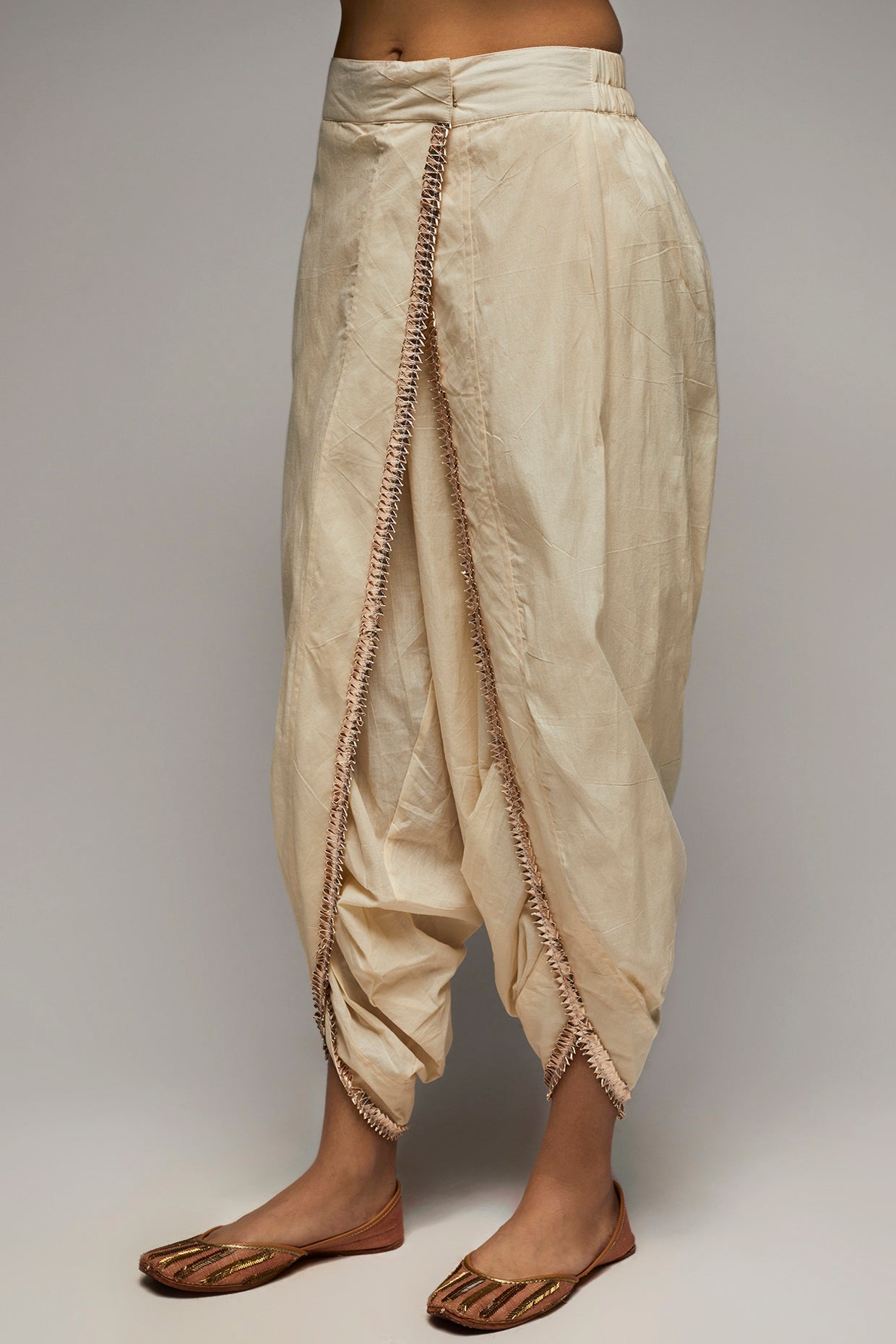 Tillla Dhoti Set Mustard