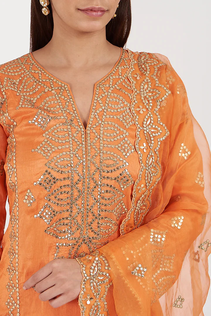 Amaya Palazzo Set With Dupatta