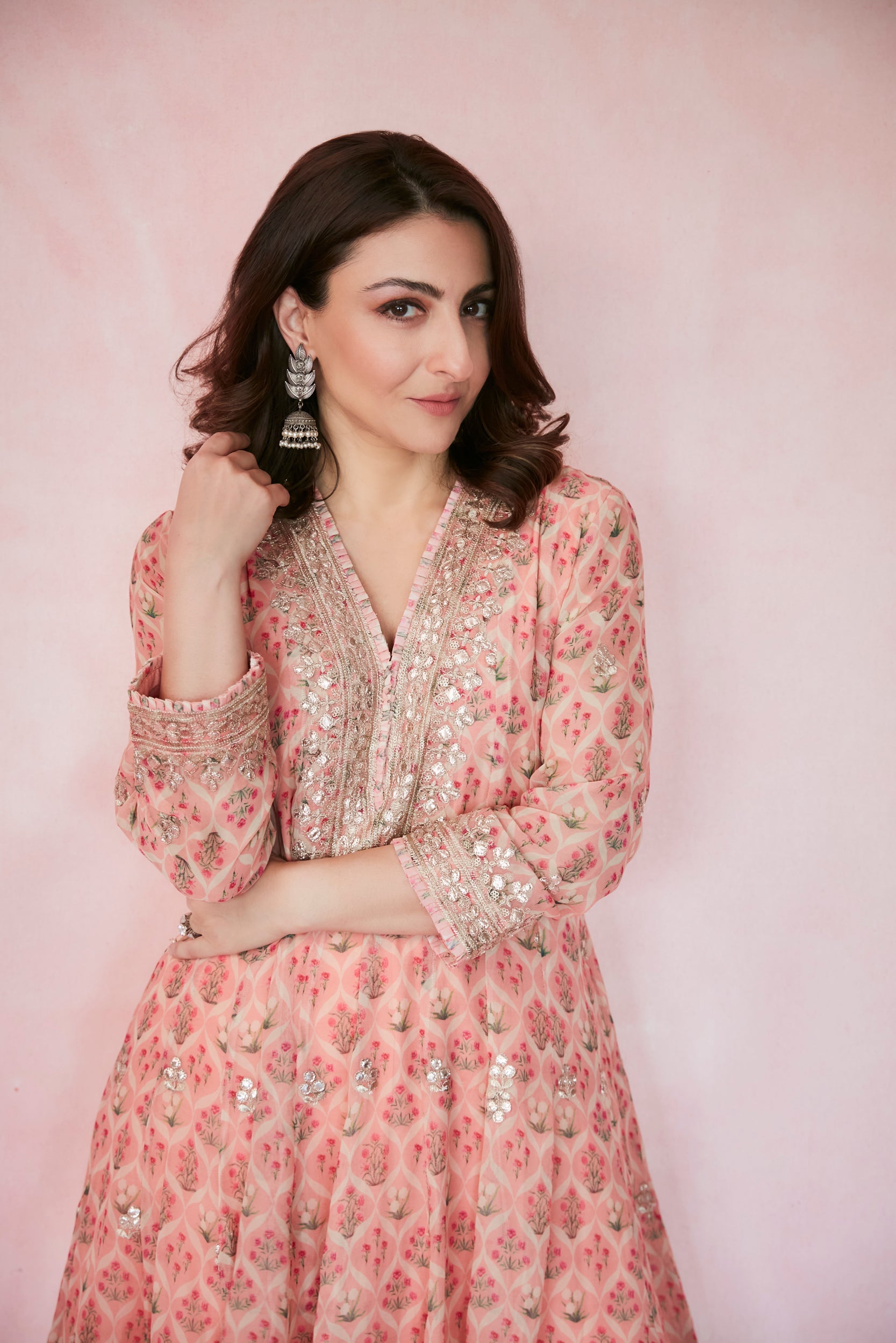 Soha Ali Khan In Nusrat Dhoti Set