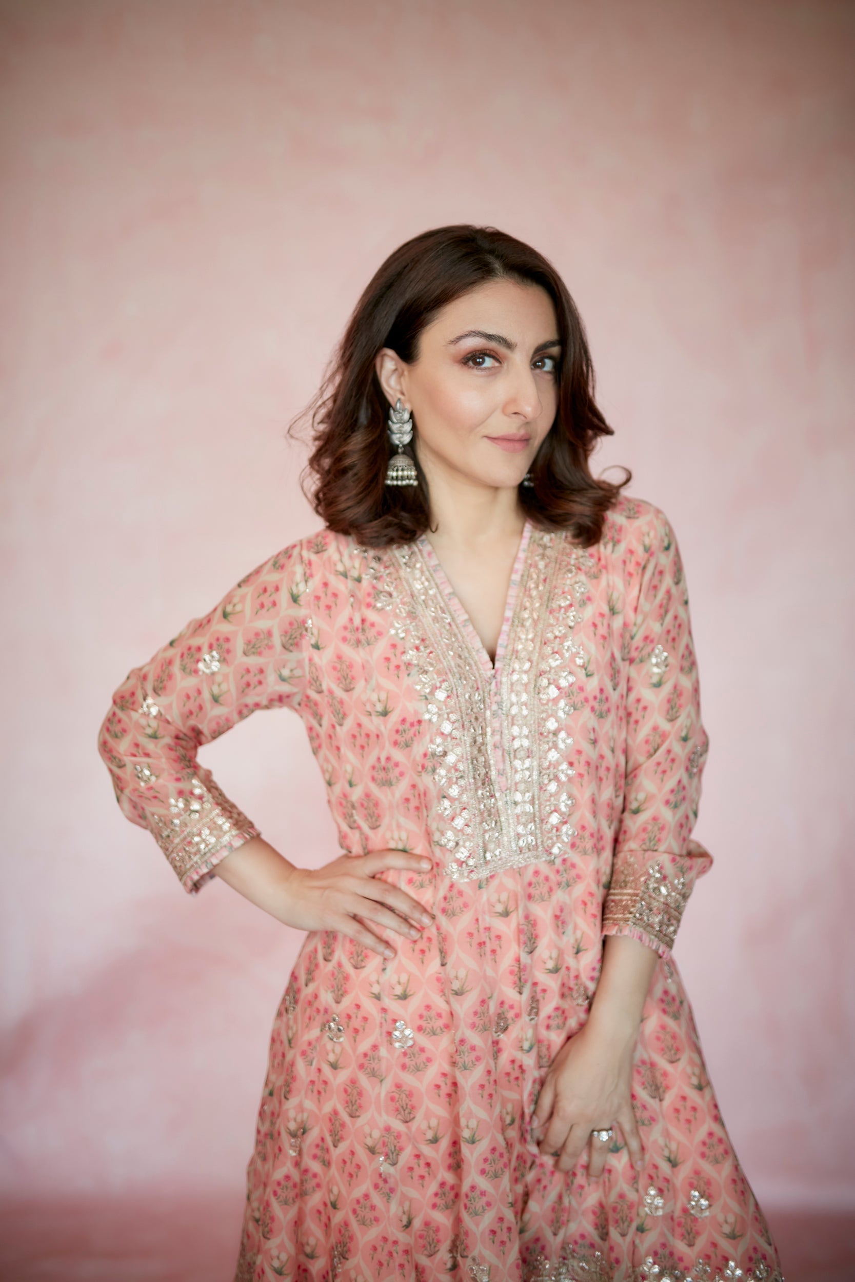 Soha Ali Khan In Nusrat Dhoti Set