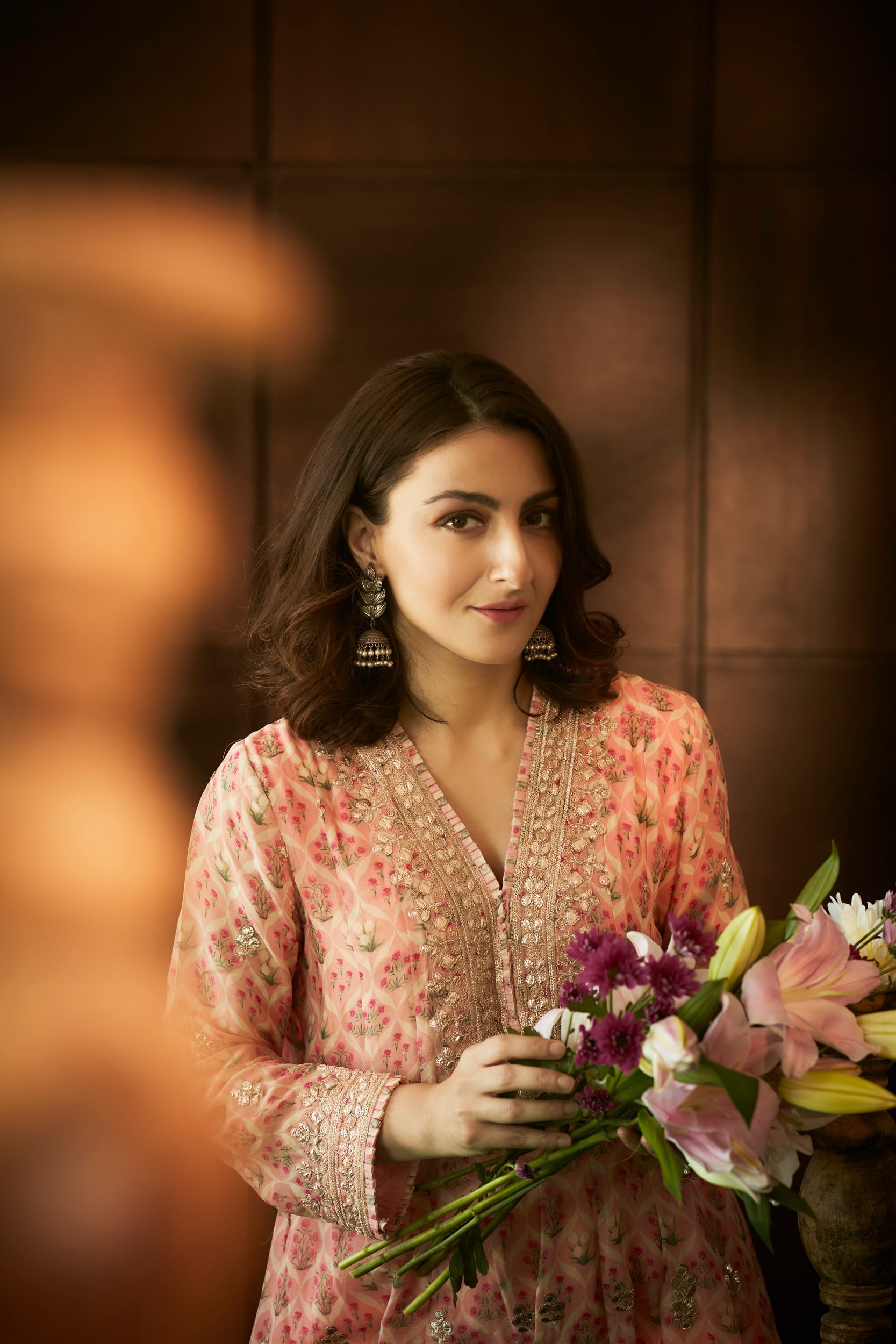 Soha Ali Khan In Nusrat Dhoti Set