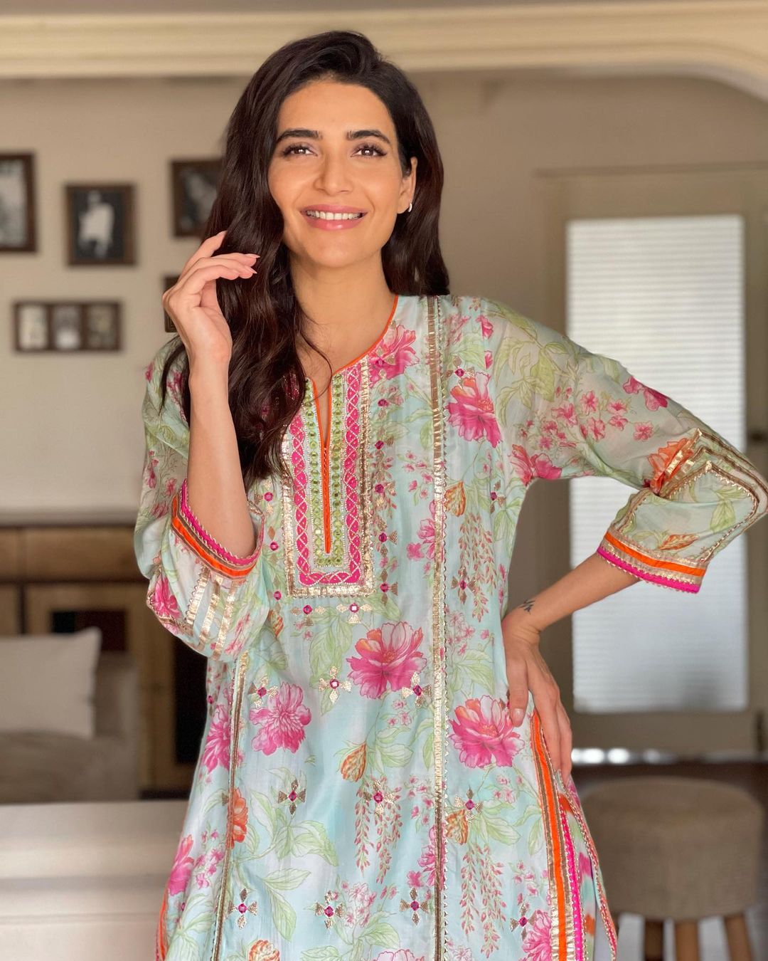 Karishma Tanna In Utsav Dhoti Set