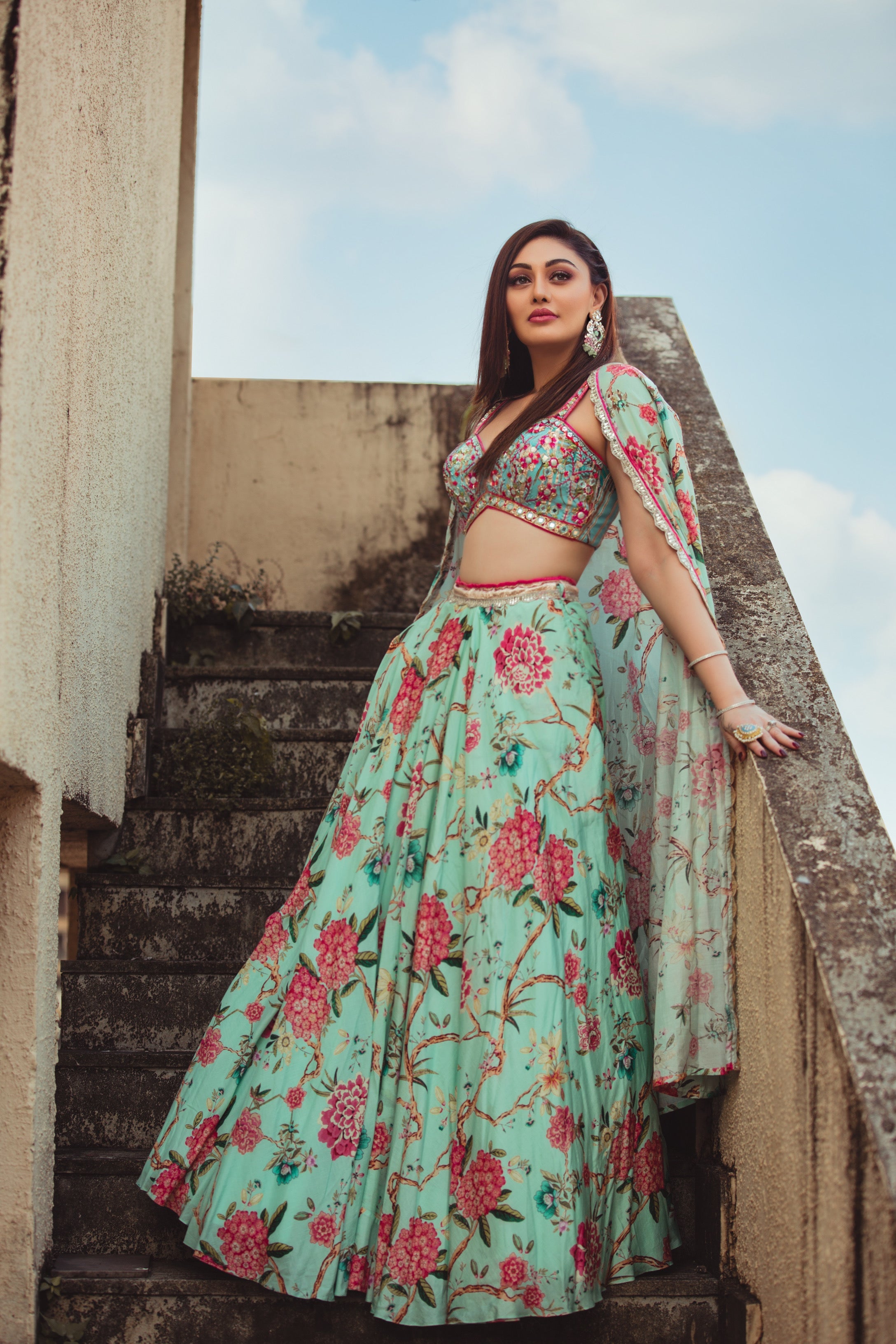 Shefali Zariwala In Dhwani Lehnga Set