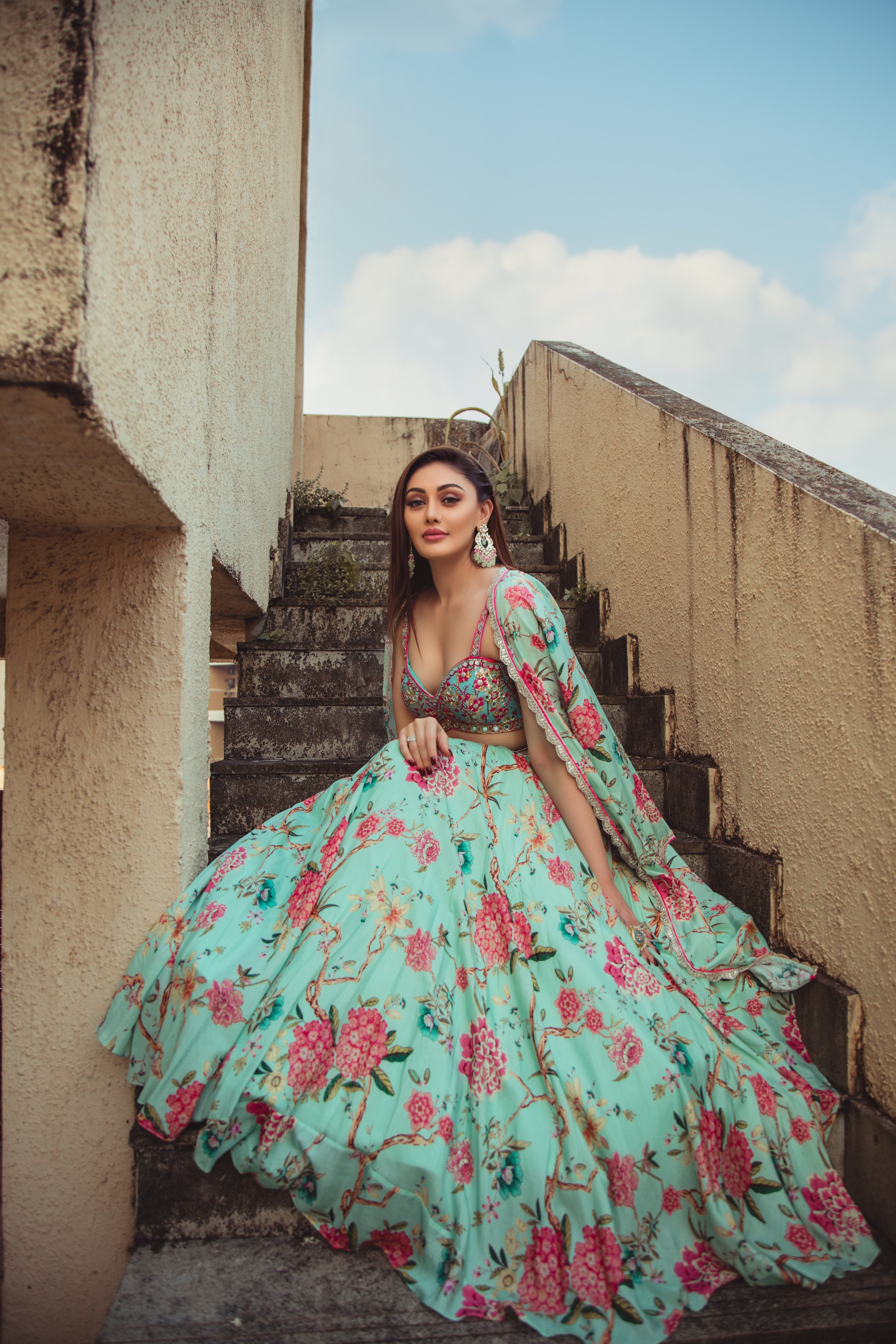 Shefali Zariwala In Dhwani Lehnga Set