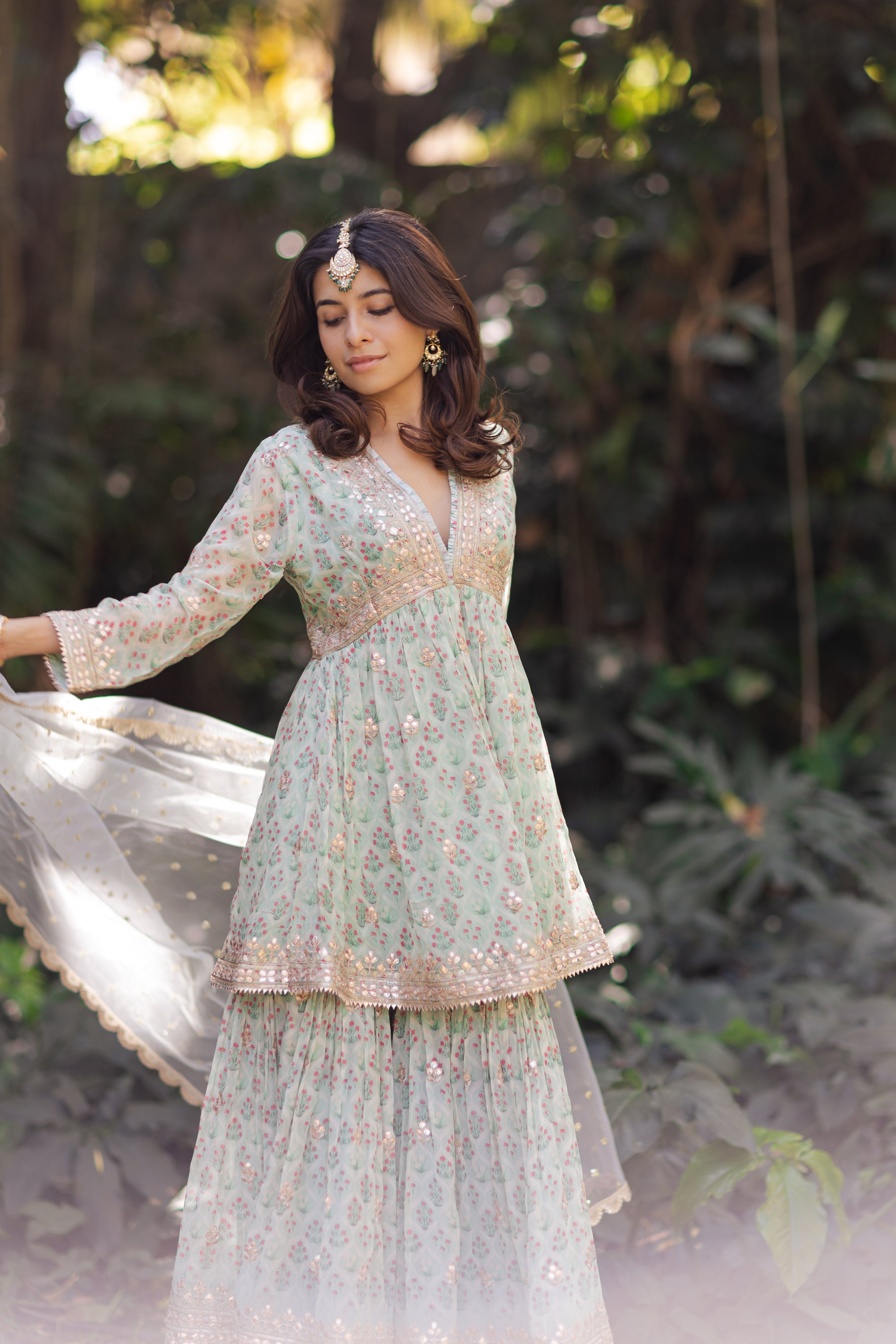 Prerna Mehra In Nusrat Peplum Sharara Set