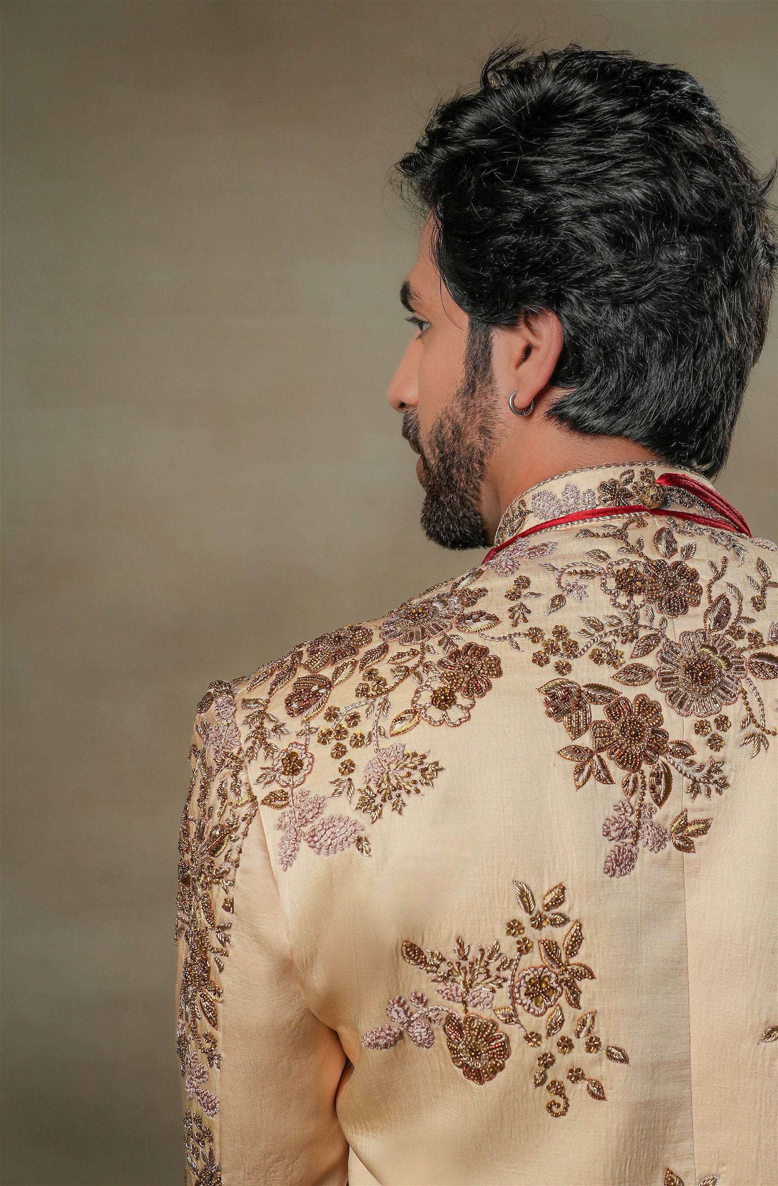 Frosted Almond Sherwani