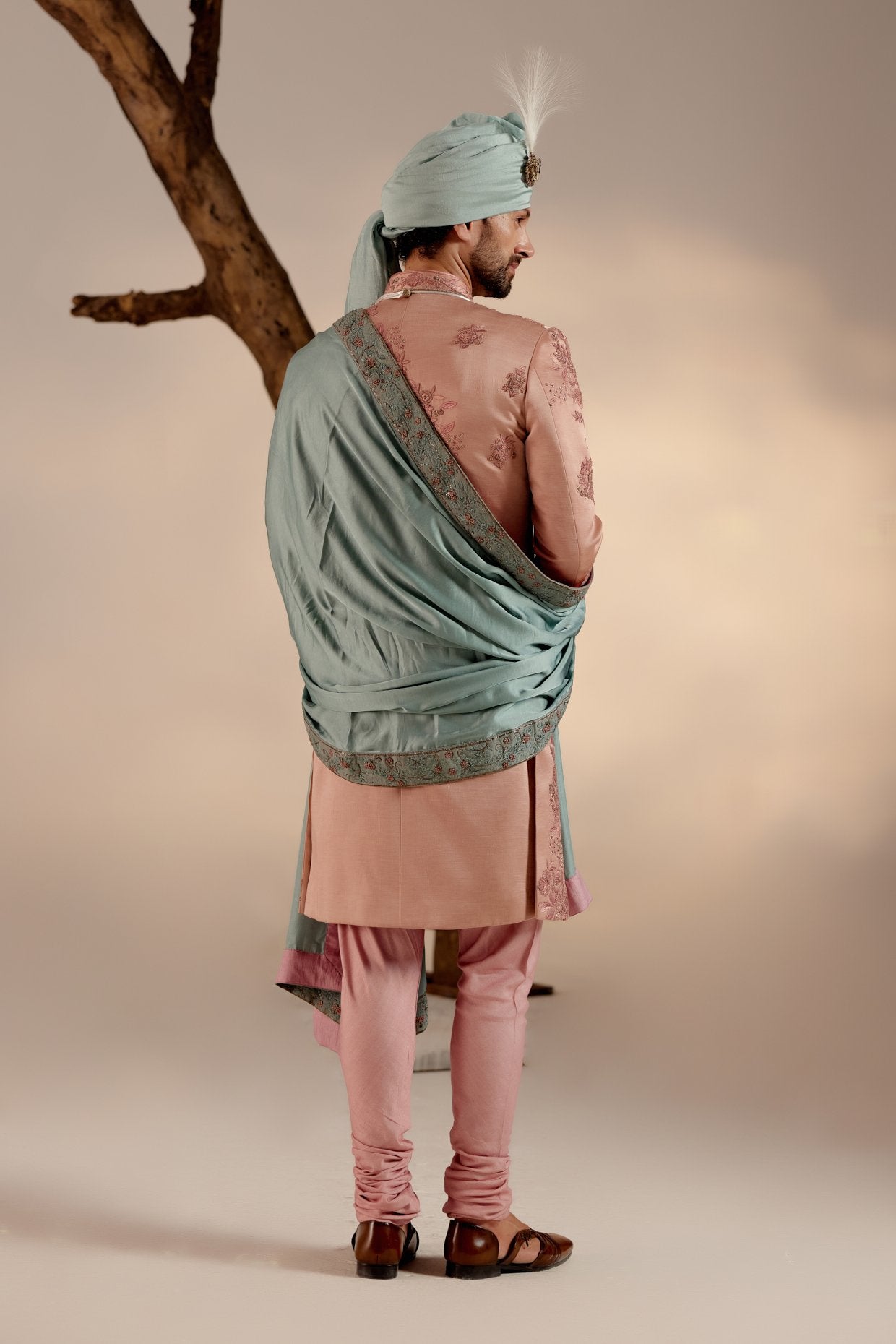 Orchid Pink Sherwani Set