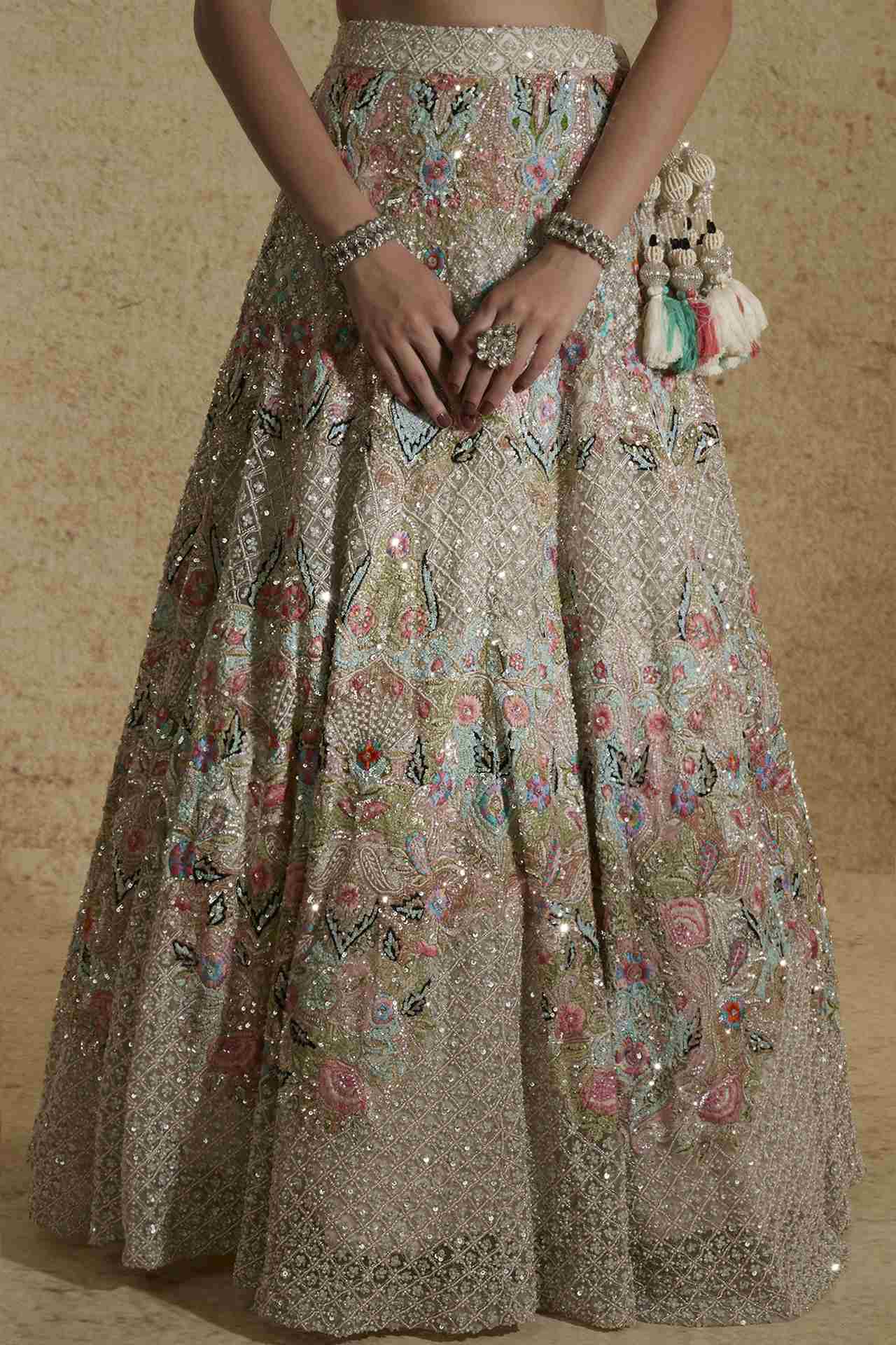 Blush Pink Embellished Lehenga Set