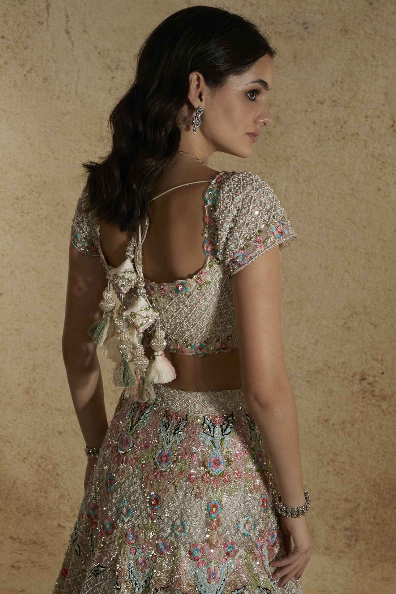 Blush Pink Embellished Lehenga Set