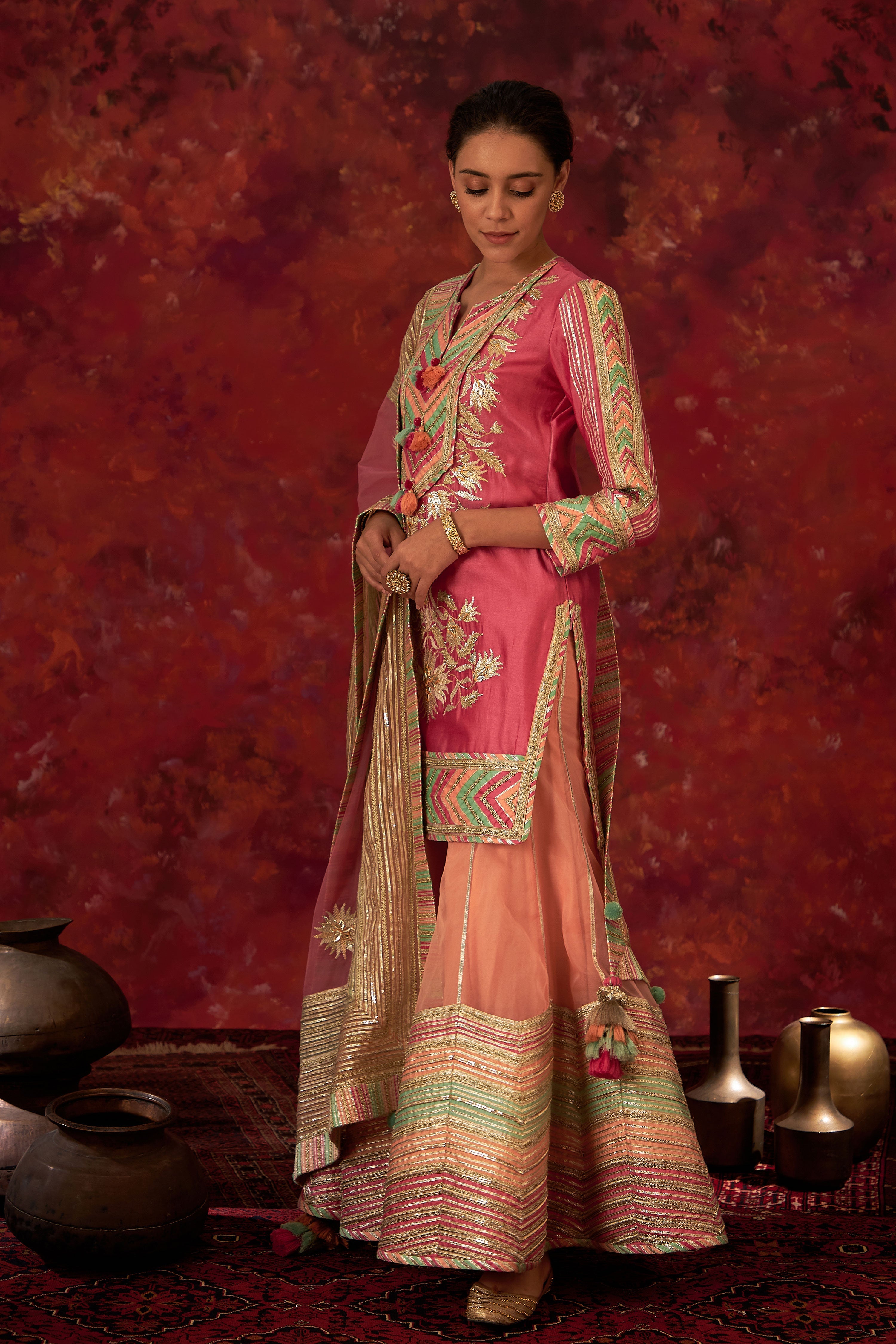 Sitara Short Kurta & Sharara