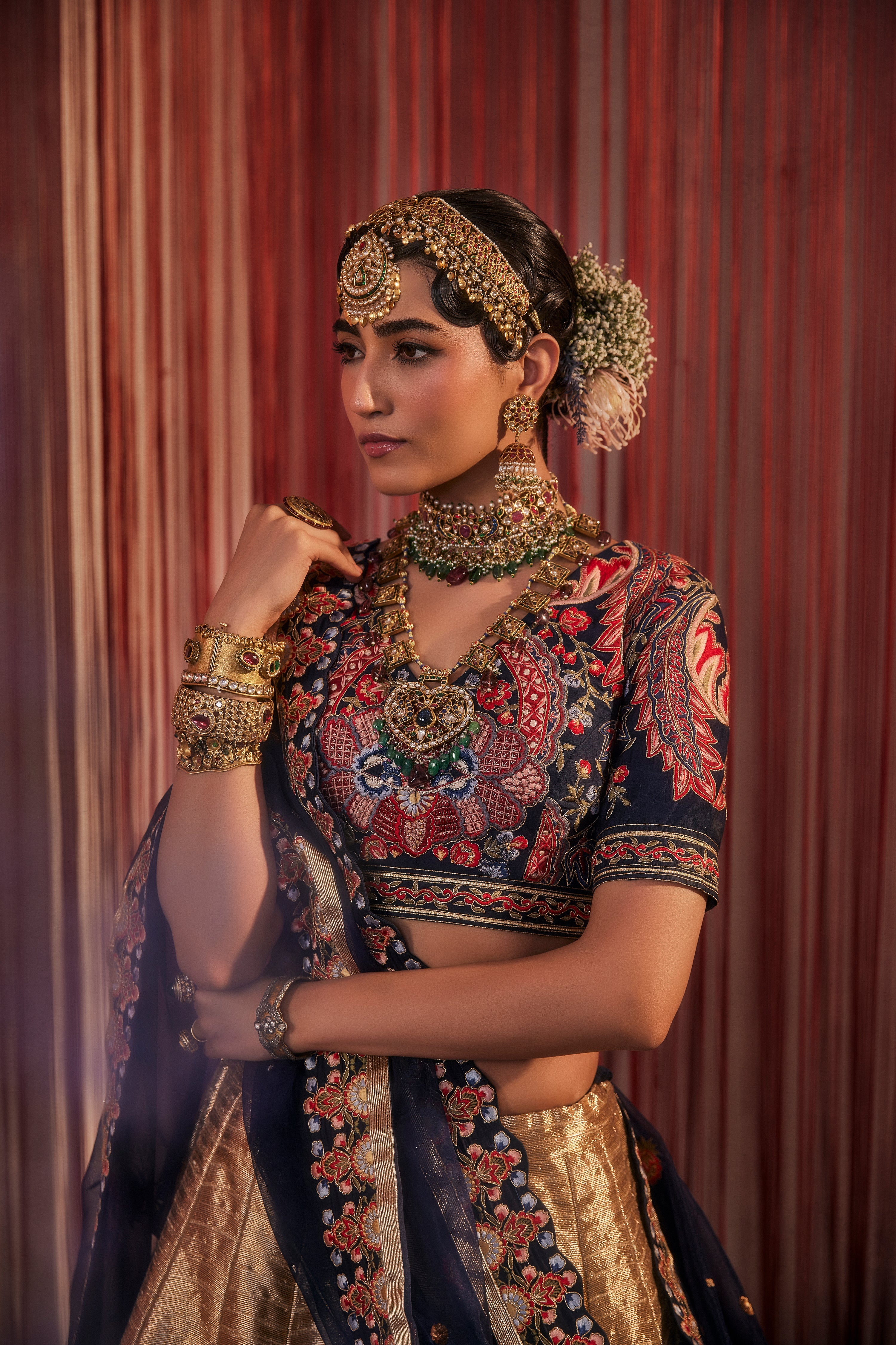 Turkish Lehenga With Blouse & Dupatta