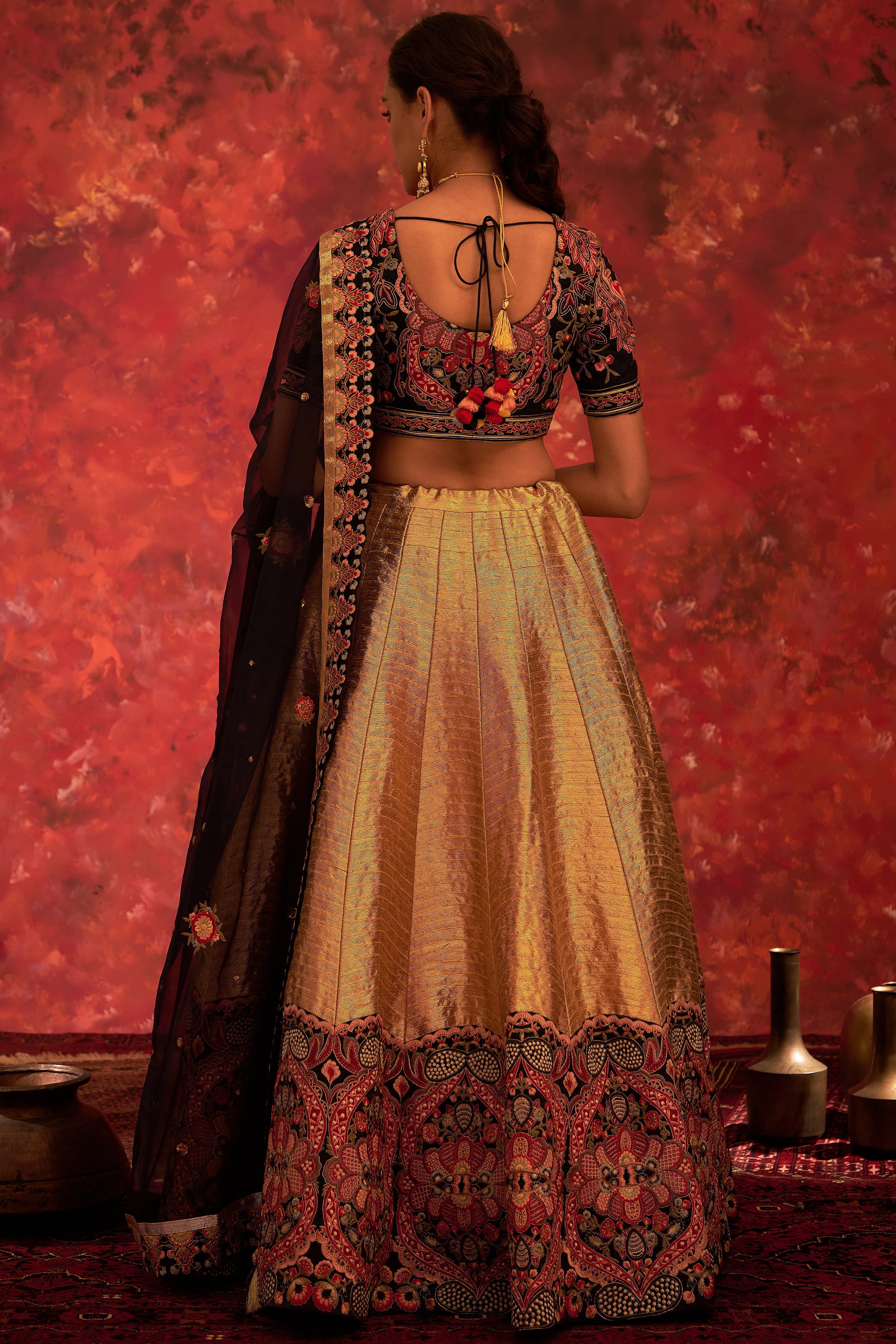 Turkish Lehenga With Blouse & Dupatta