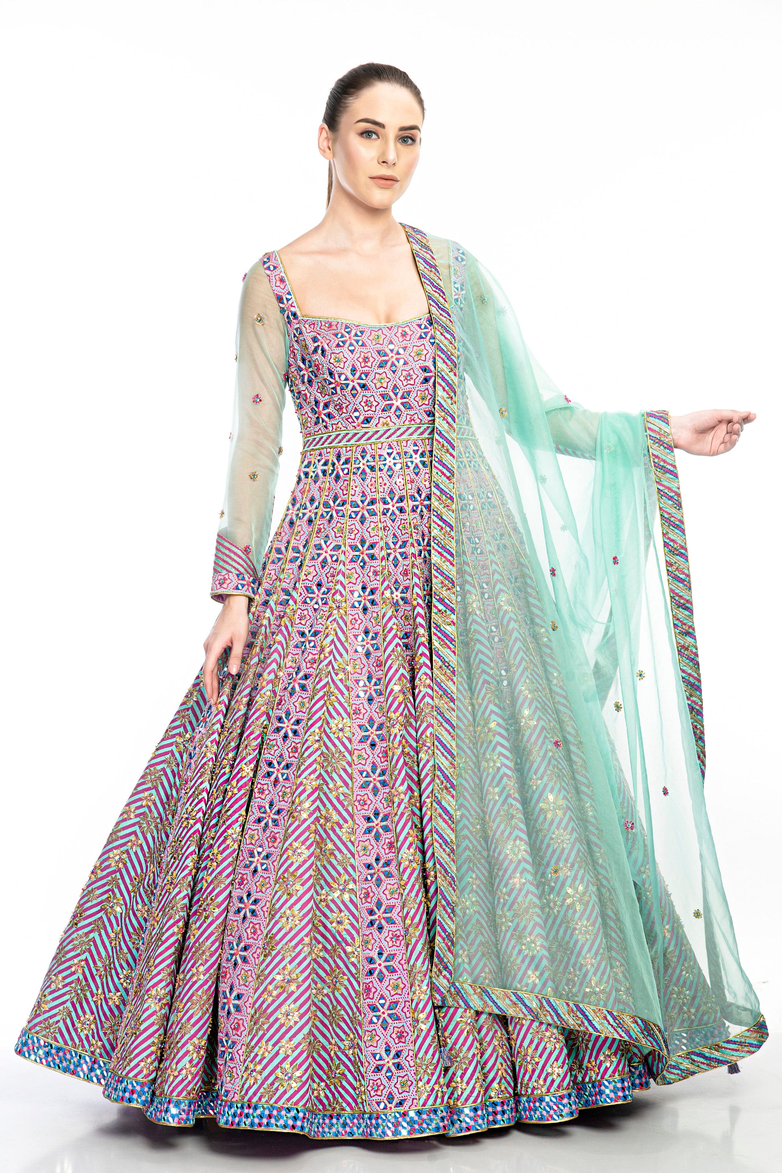 Siddeshwary fab hot sale anarkali gown