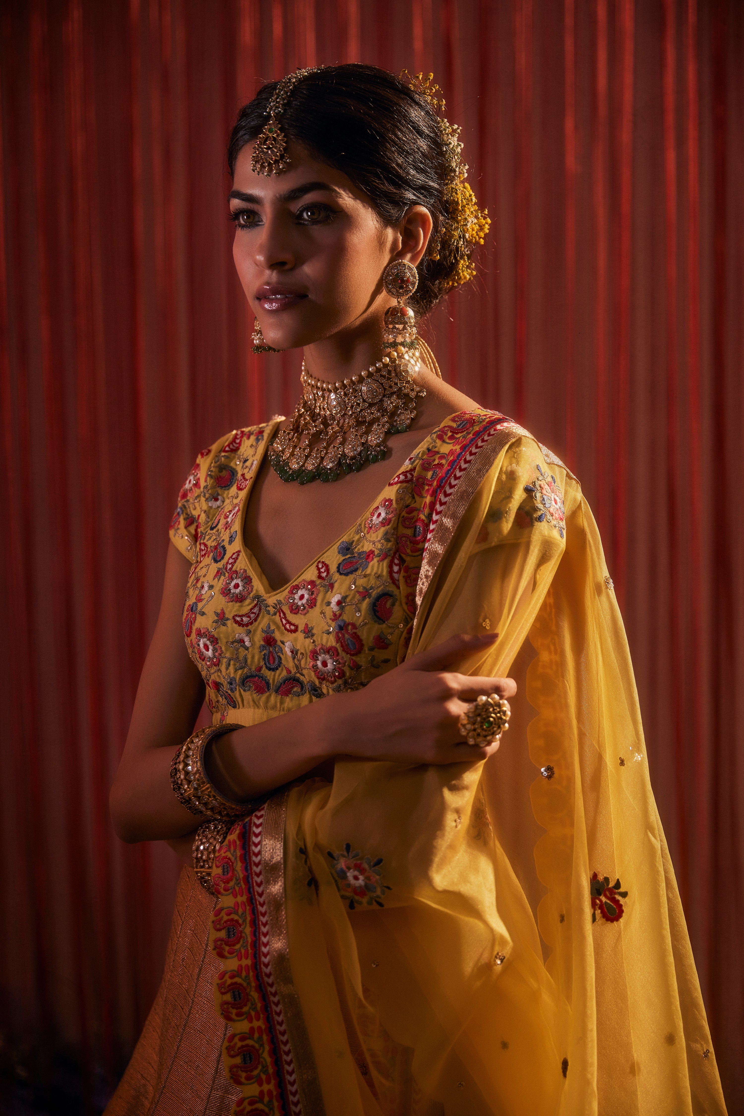 Turkish Lehenga With Blouse & Dupatta