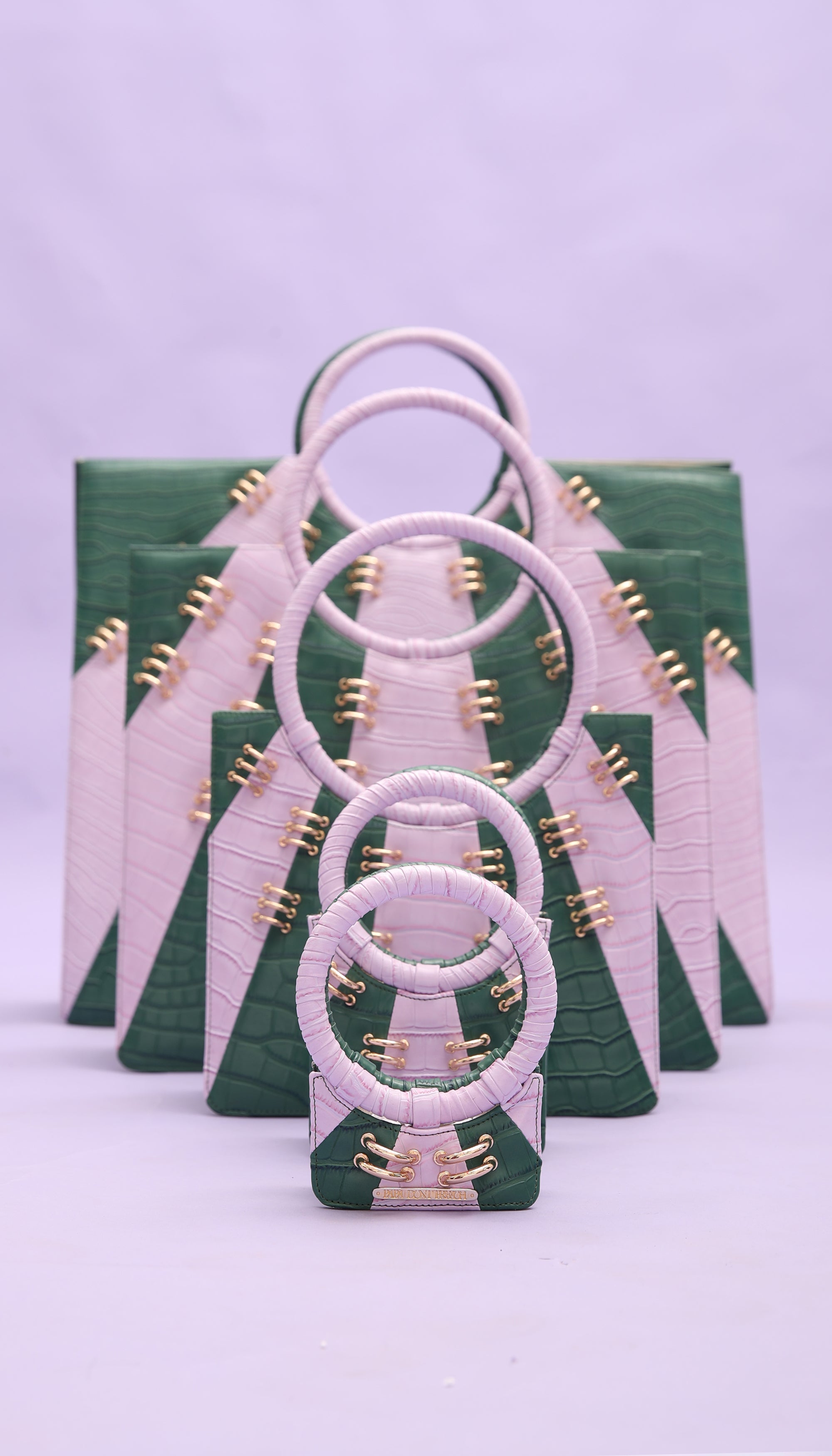 Fitzacat 0 : Lavender & Green Mini Bag