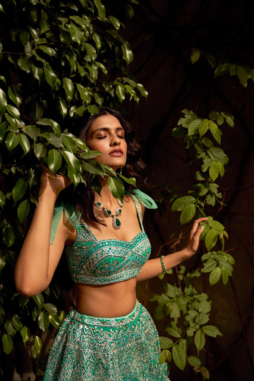 Seagreen Lehenga set