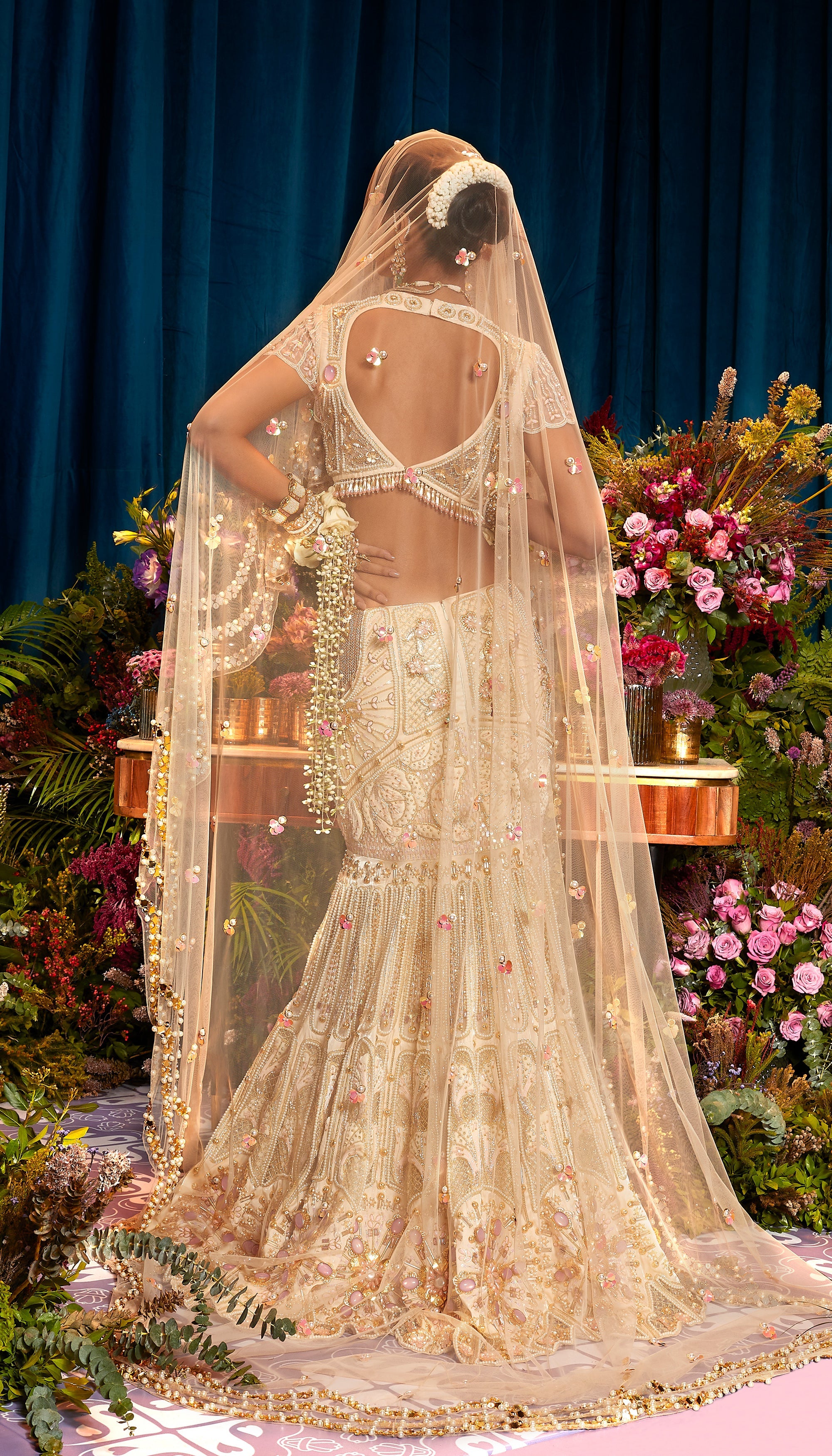 Aria - Ivory Pearl Lehenga Set